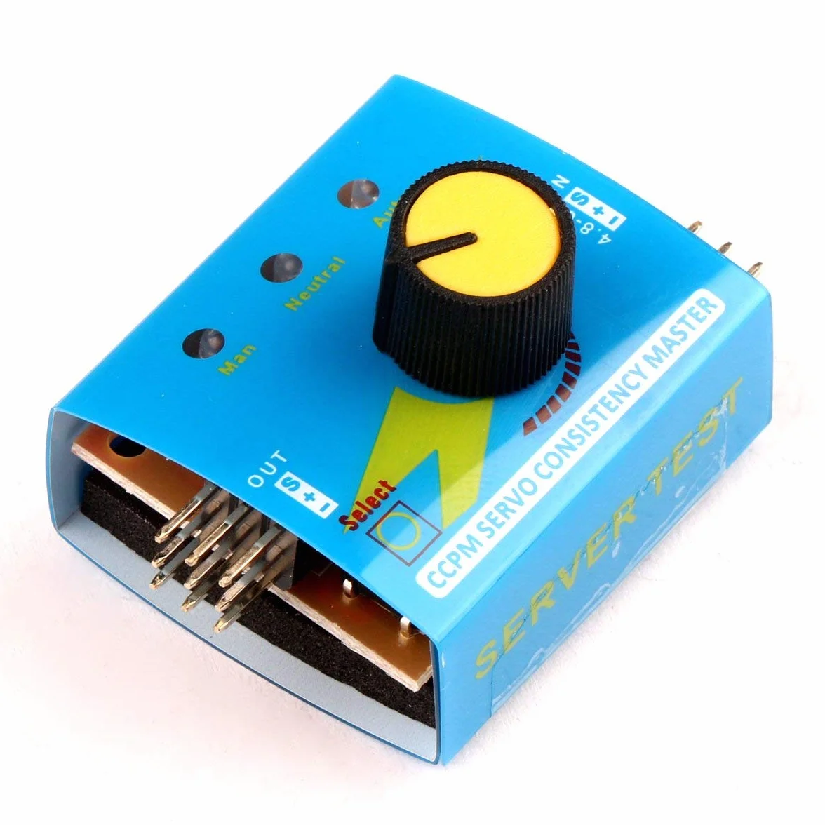 ARCELI RC Helicóptero Motor Servo Tester Aeromodelling Remoto Controlador de velocidad Servidor CCPM Servo consistencia Maestro con indicador de modo 3 DC 4.8-6V