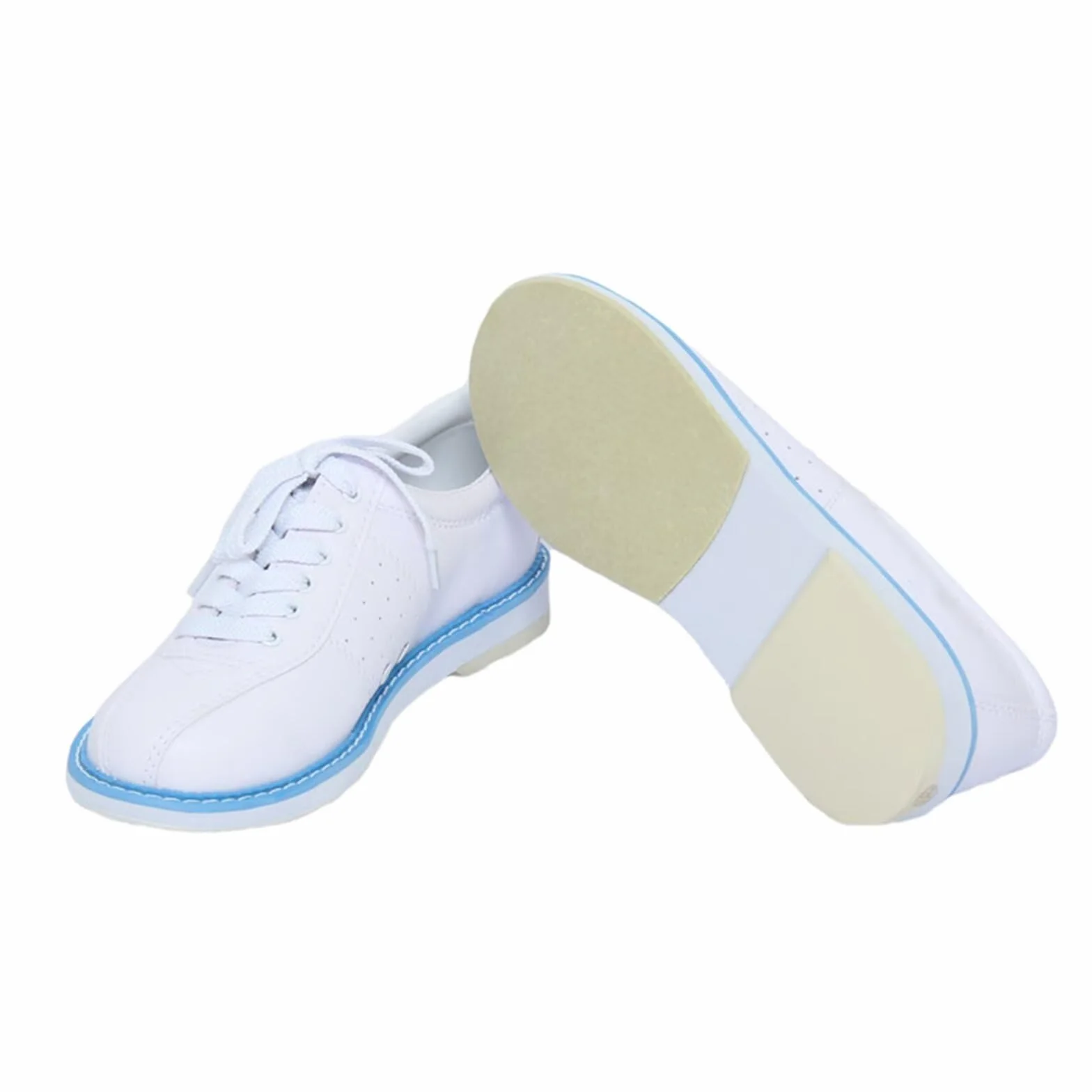 Zapatos de Bolos Antideslizantes Transpirables Cuero PU para Mujer y Hombre