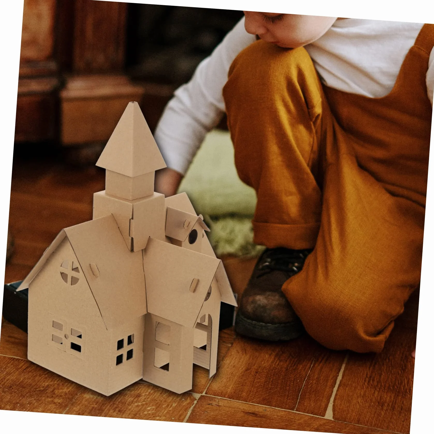 Toddmomy 2 Piezas De Castillos De Bricolaje Para Niños, Juguete Educativo De Construcción Diy, Decoración Creativa Para Navidad o Cumpleaños