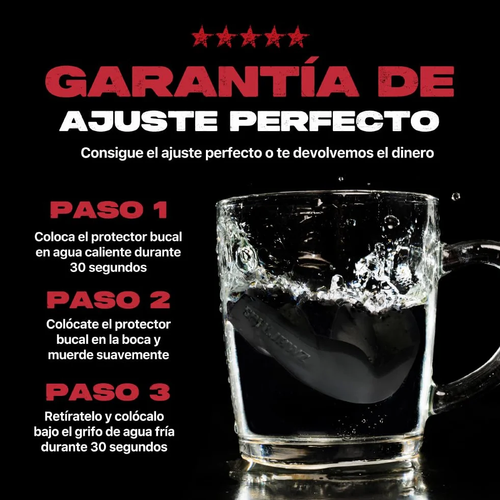SAFEJAWZ Protector Bucal para Deportes de Contacto Rugby MMA Boxeo