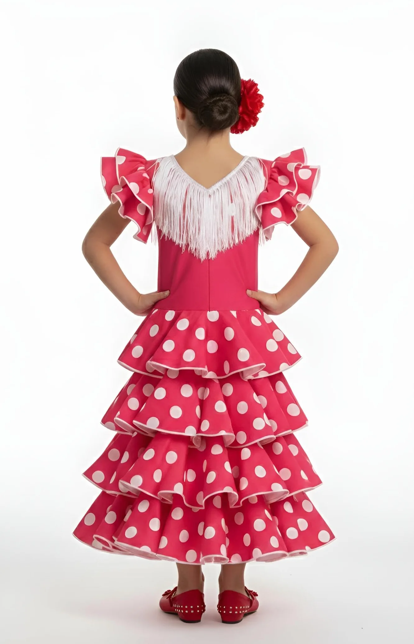 Vestido de niña para danza flamenco sevillanas