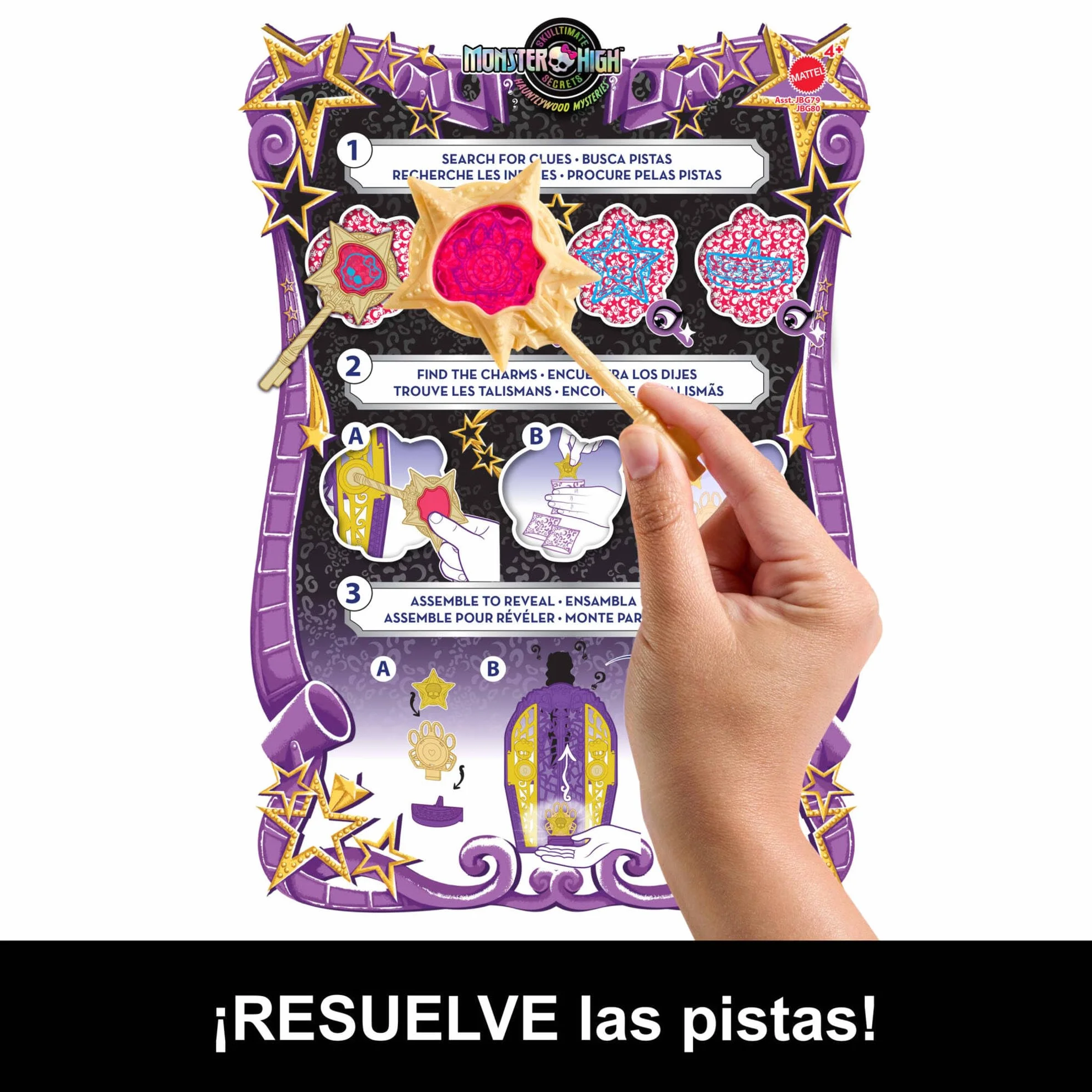 Monster High Skulltimate Secrets Hauntlywood Mysteries Clawdeen Wolf Conjunto de muñeca y accesorios, con armario y más de 19 sorpresas con mucho glamour, incluida ropa de muñeca, JBG80