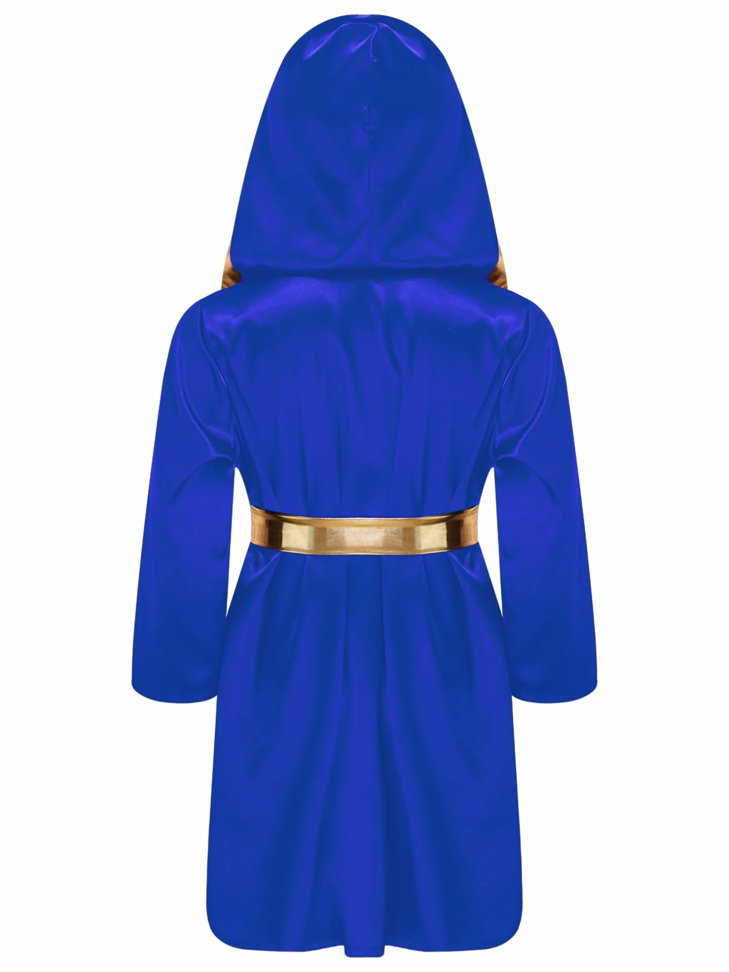 Bata de boxeo para niño uniforme de manga larga kickboxing chaqueta artes marciales Muay Thai entrenamiento con capucha cinturón
