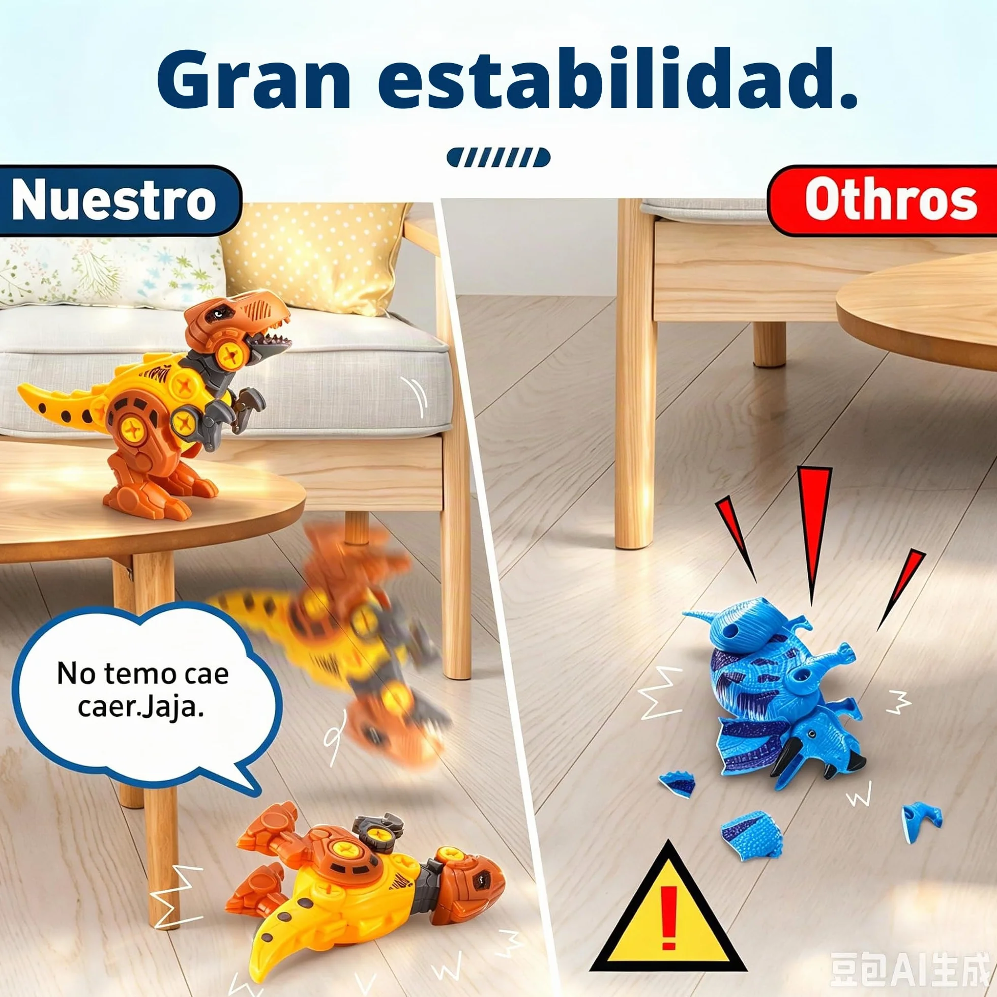 Toyzey Juguetes de Dinosaurios 3-9 Años - Set de Construcción Regalo Educativo
