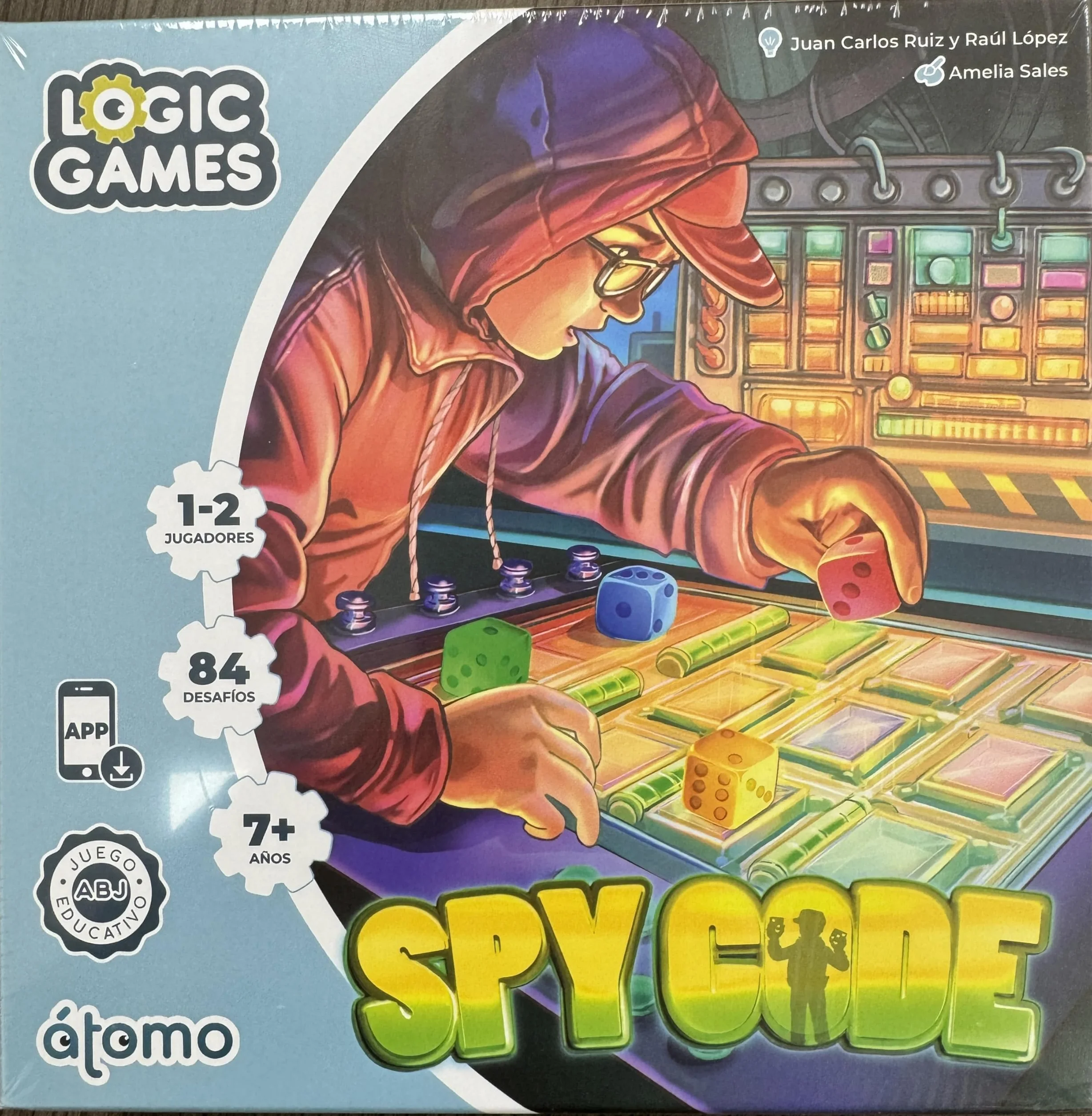 Spy Code Logic Game Juego para 1 Jugador a partir de 7 años Juego por razonamiento, lógica, Atención y cálculo mental