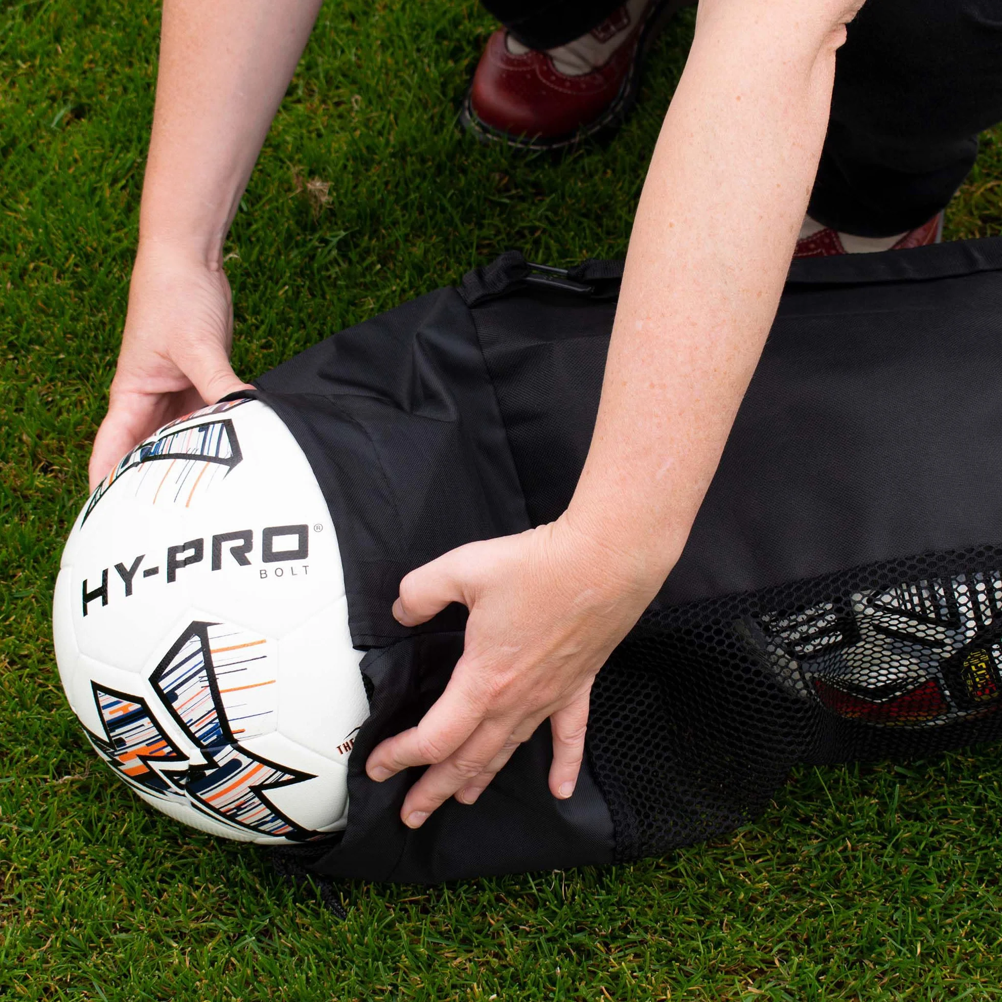 Hy-Pro Bolsa de Tubo para Entrenamiento de Fútbol/Netball, 5 Pelotas