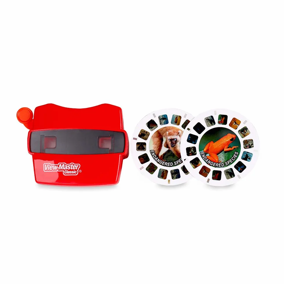 ¡Diversión básica! 02063 Viewmaster Discovery Especies en Peligro para niños