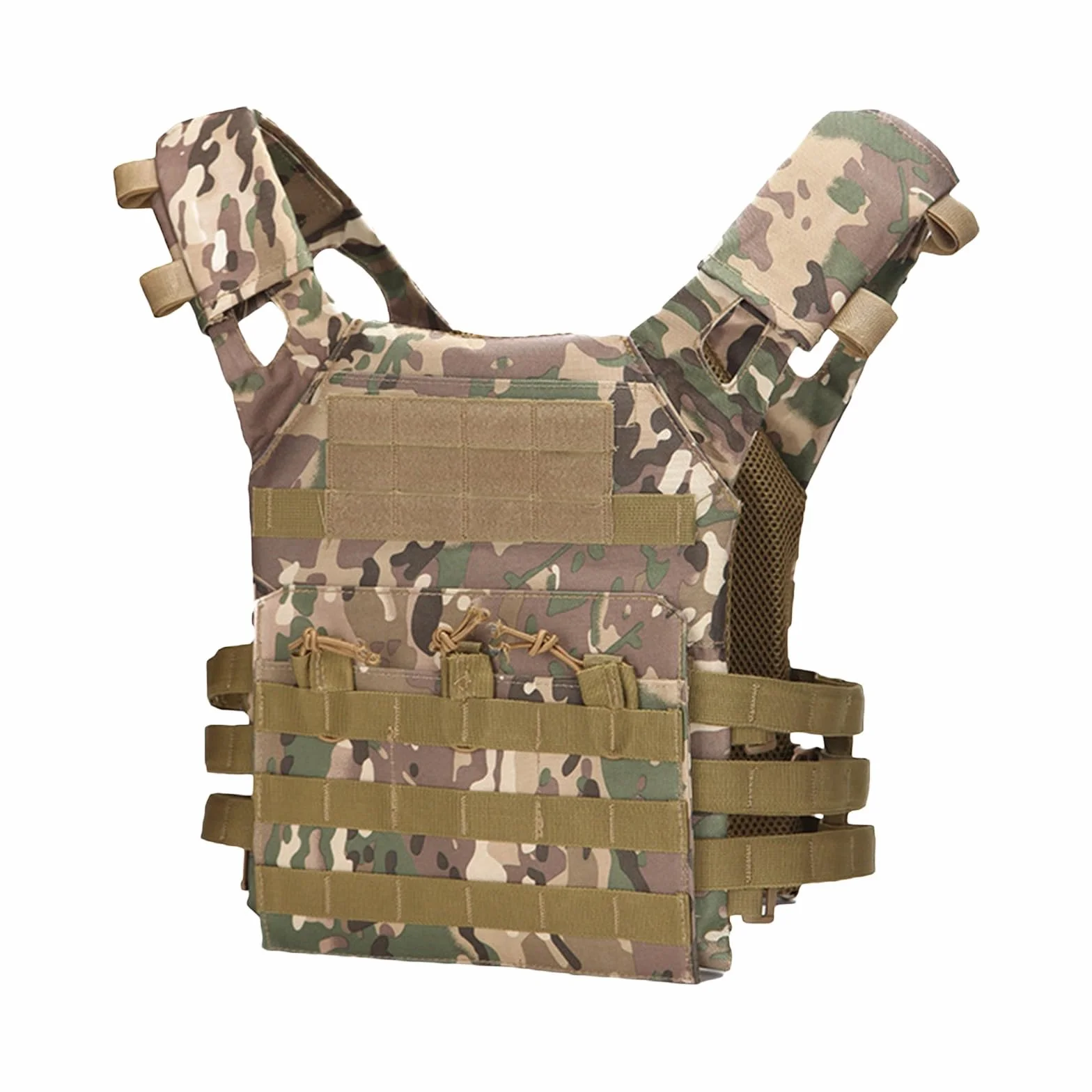 Chaleco táctico ligero de liberación rápida airsoft paintball camuflaje transpirable entrenamiento combate