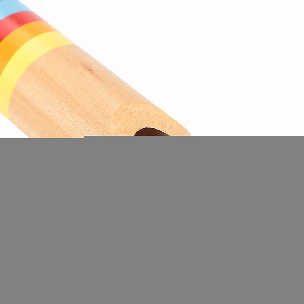 RiToEasysports Fipple de Madera Piccolo, Instrumento Educativo de Flauta de Madera para niños, Regalo de Juguete