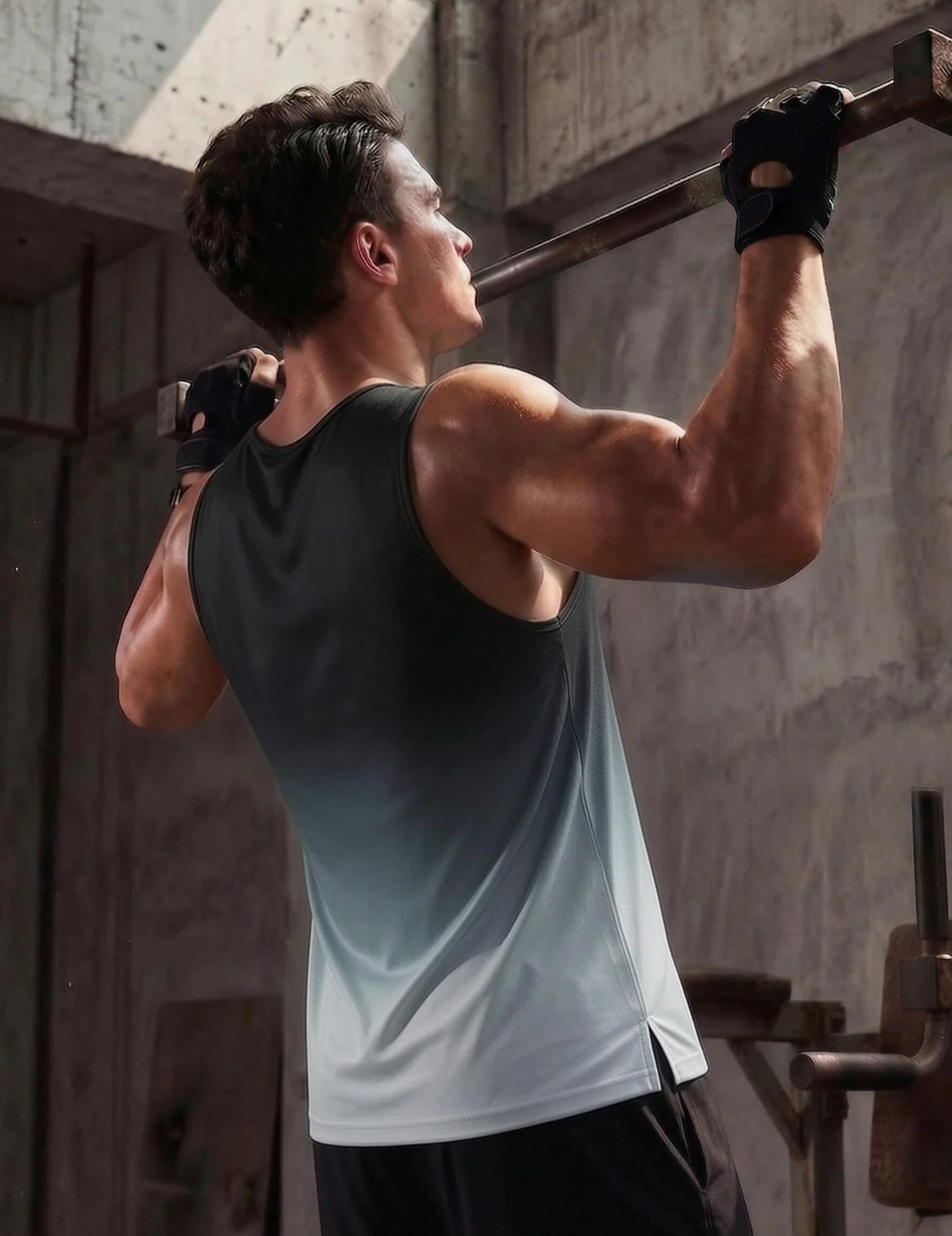 PINSPARK Camiseta de tirantes sin mangas para hombre entrenamiento verano