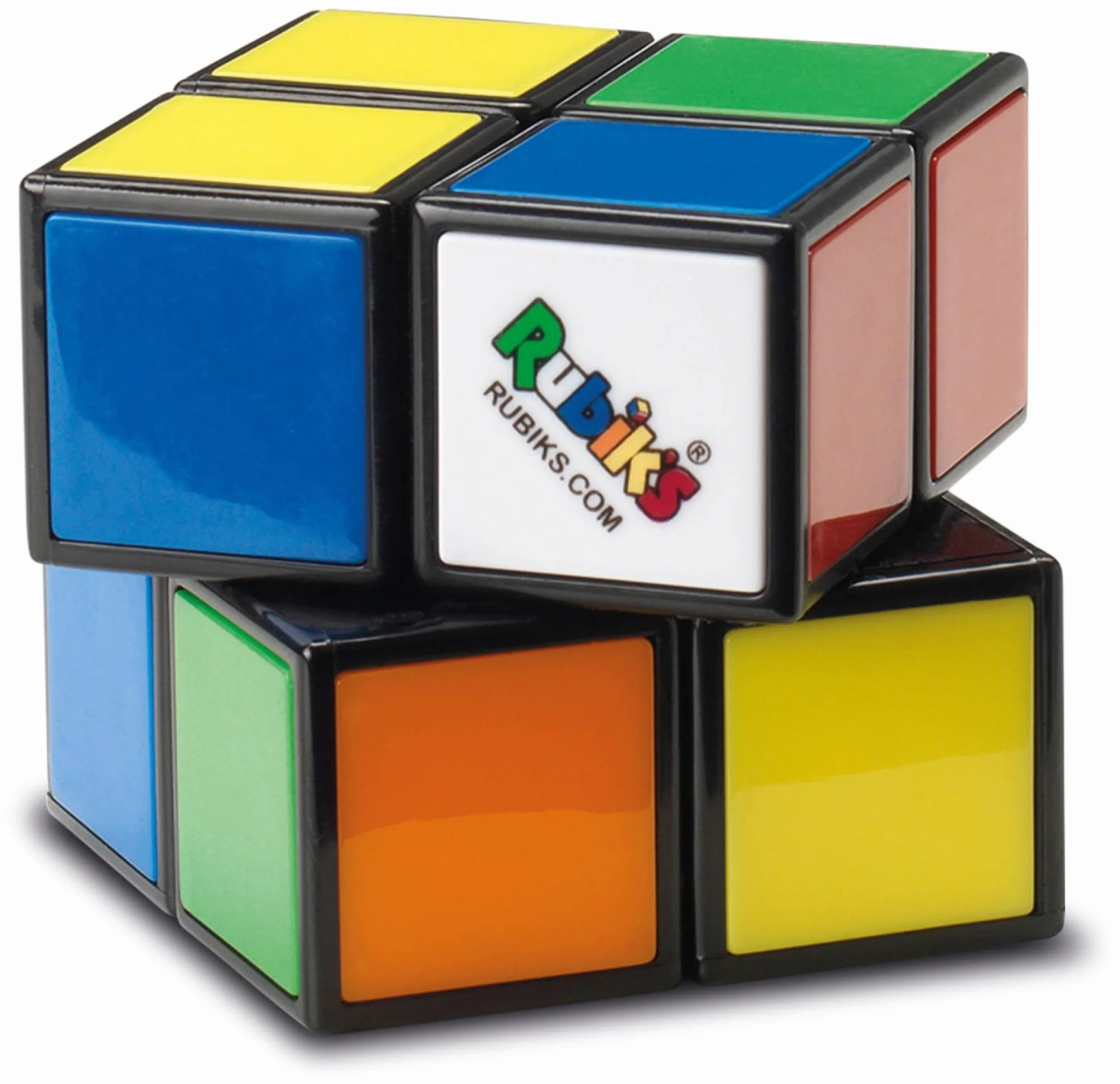 Rubiks - Pack Duo Cubo Rubik - Juego de Rompecabezas 3x3 y versión Mini 2x2 - Cubo Mágico para Desafiar la Mente - Juguetes Niños 8 Años +