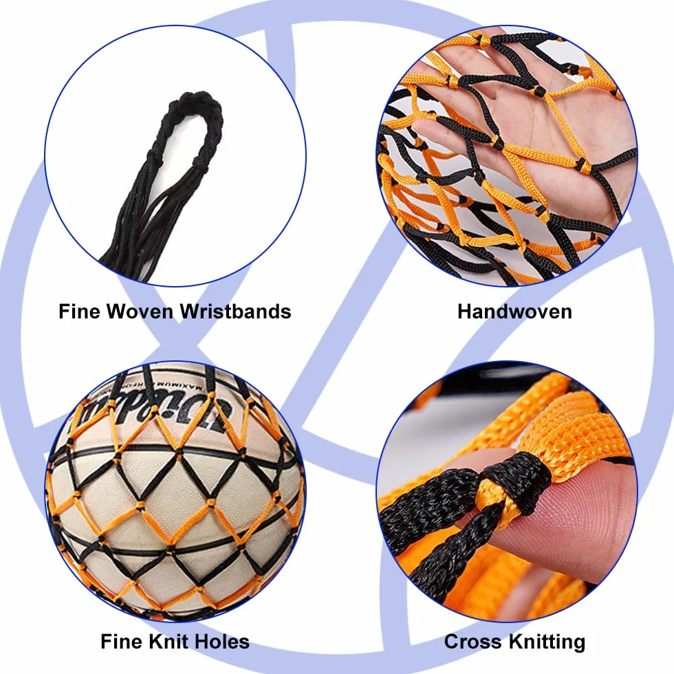 Red Portátil para Baloncesto, Voleibol y Fútbol - 2 Piezas con Bolso