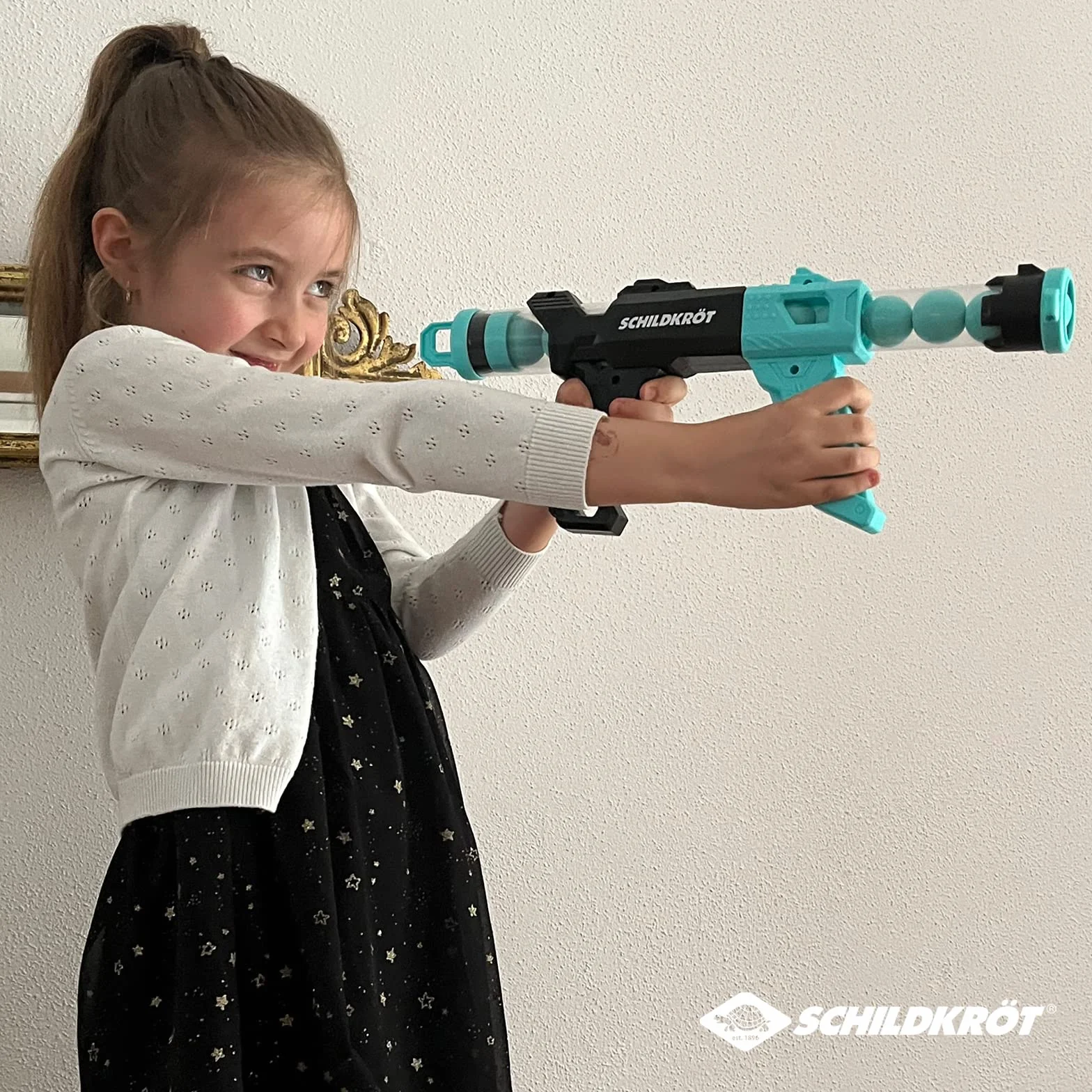 Schildkröt Pistolas de Agua para Niños | Set de 2 Pulverizadores Compactos | Diversión Interior y Exterior | Alcance de hasta 7 m | para Verano y Juegos al Aire Libre
