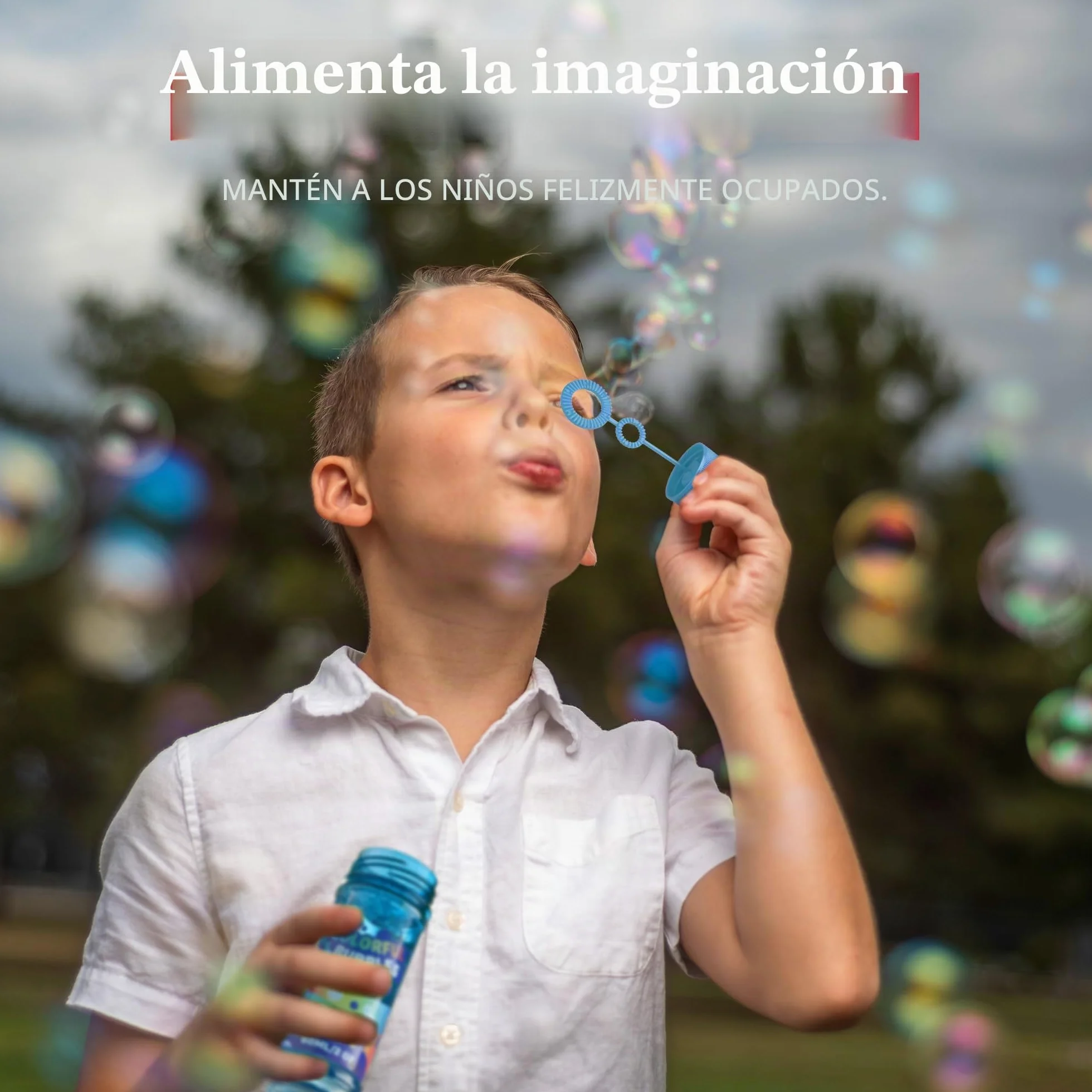 JOYIN 12 Botellas de Burbujas (60 ML de Solución de Burbujas) Diseño Arcoíris Colorido para Fiestas Infantiles, Colores Surtidos, Juguetes de Verano para Pequeños, Regalo para Niños, Cumpleaños