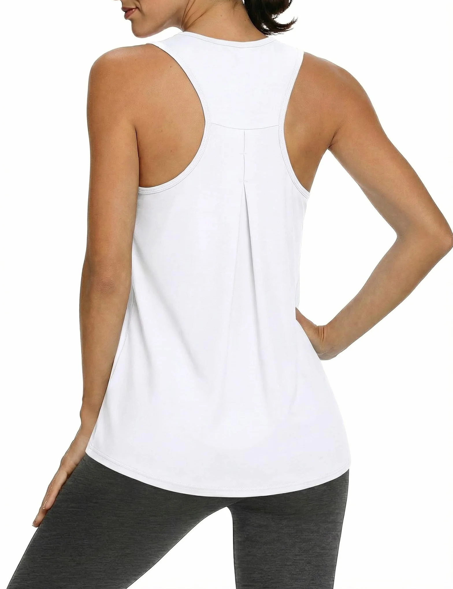 Gyabnw Camiseta Deportiva Mujer Sin Mangas Transpirable Top Fitness Yoga Gym