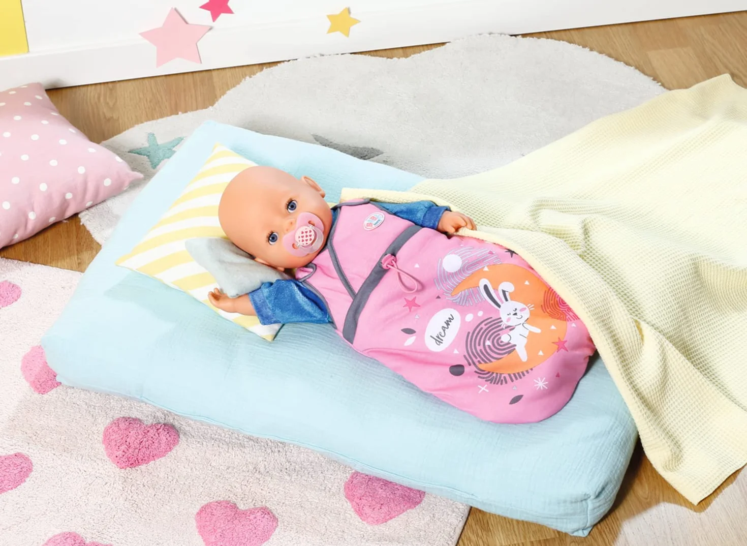 Baby Born Saco de Dormir - Saco de Dormir para muñecas 43cm - para niños a Partir de 3 años