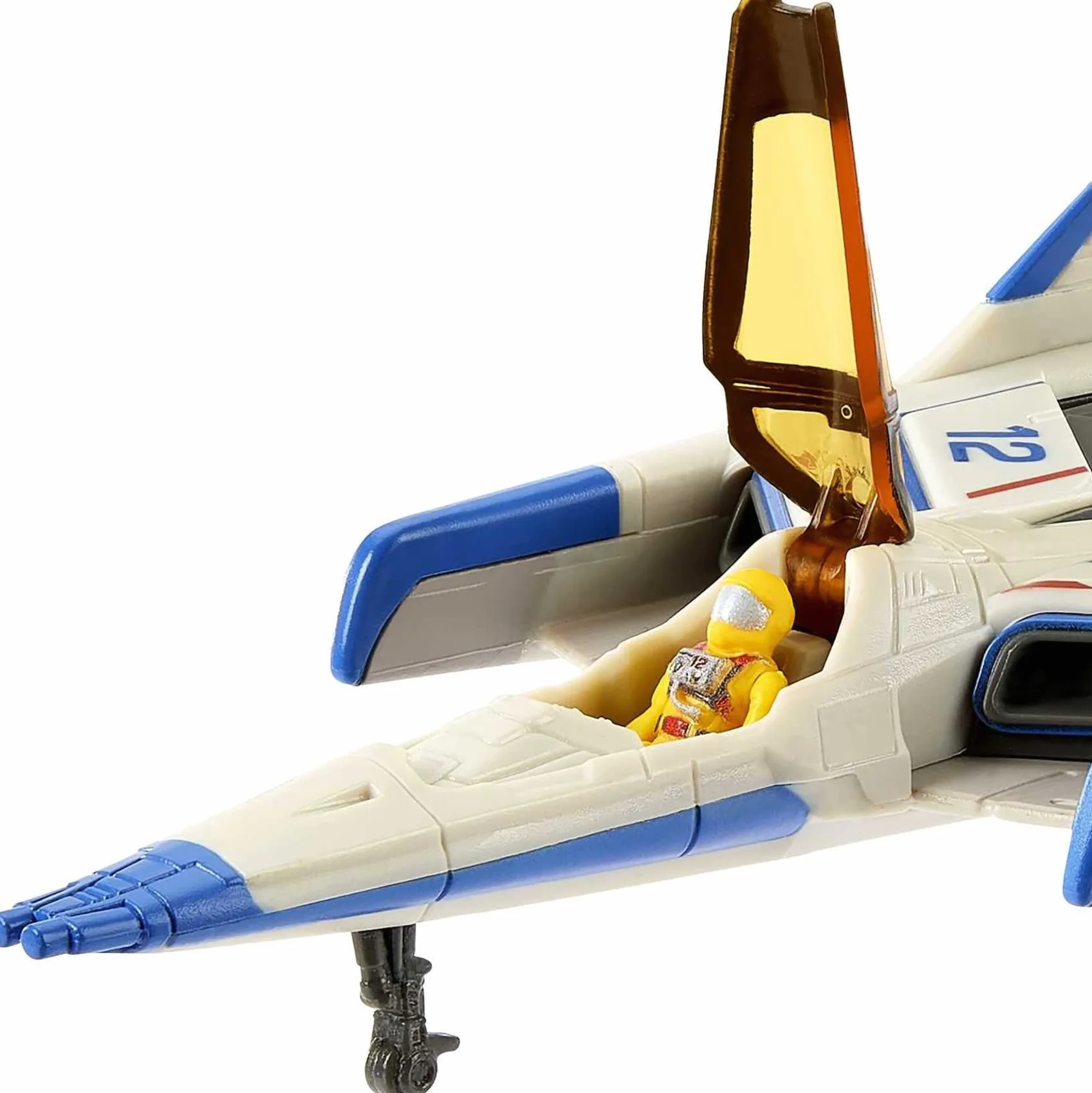 Mattel Disney and Pixar Lightyear Hyperspeed Series, Buzz Lightyear Mini Figura de acción y Nave Espacial XL-12, Nave Espacial de 6.2 Pulgadas