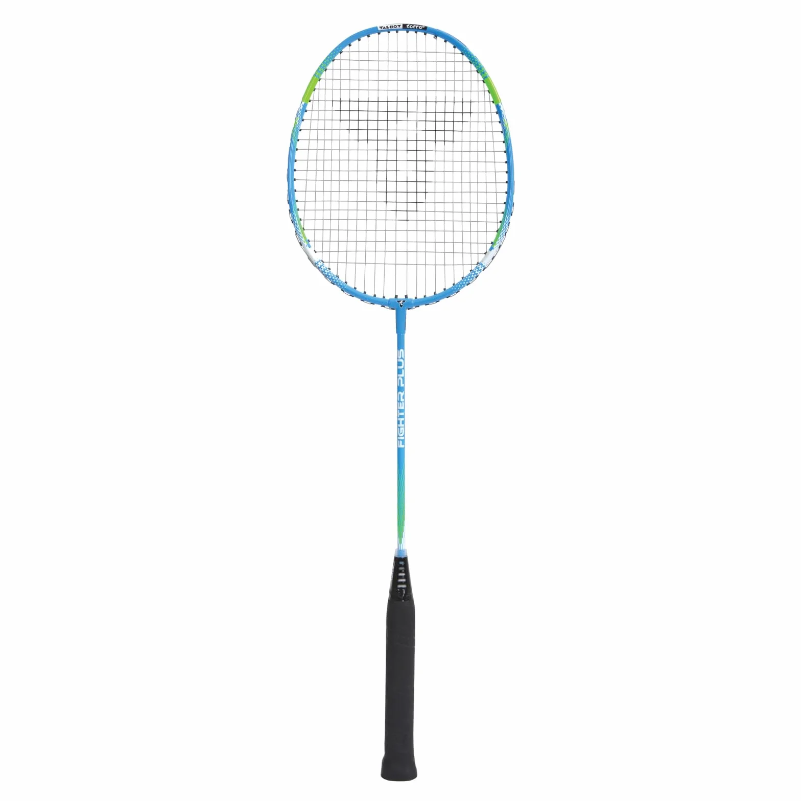 Talbot Torro Raqueta de Bádminton Fighter Plus, Agarre Airflex, Marco Powerwave, Azul