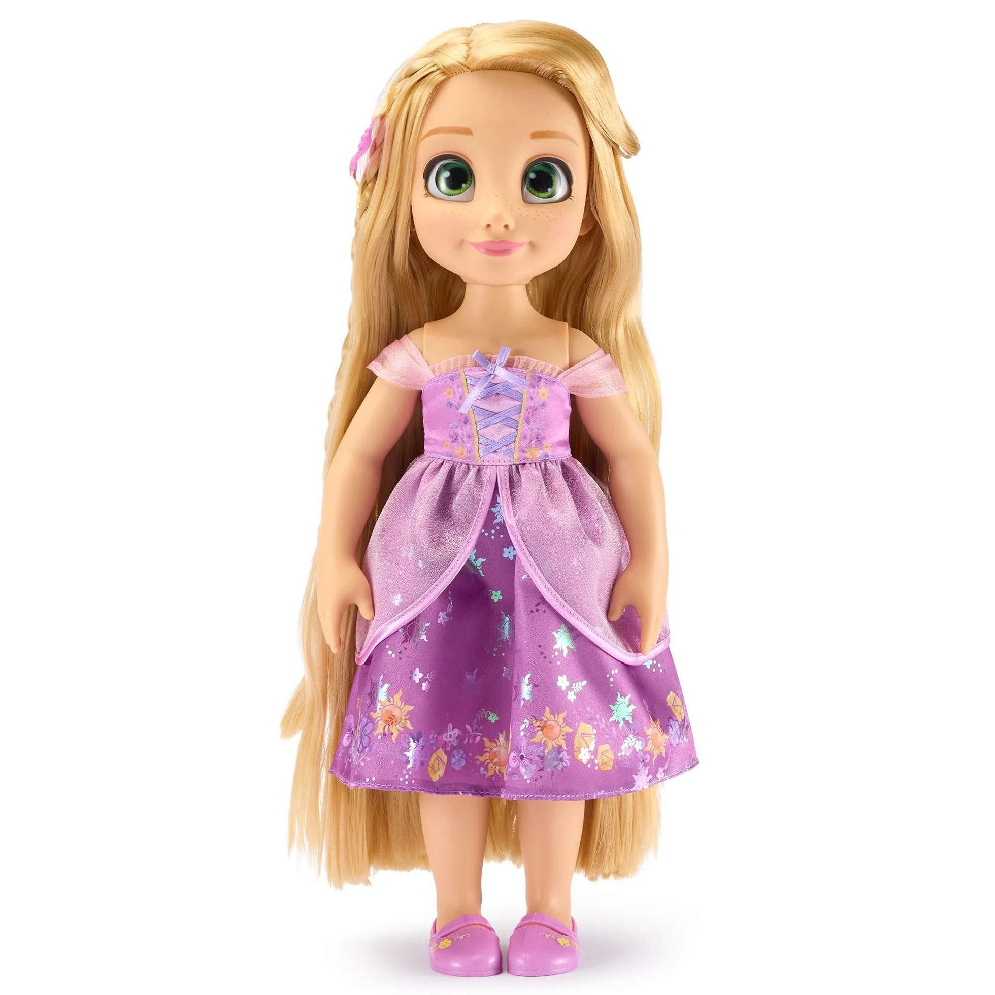 Disney Store Official, Enredados, Rapunzel, colección Once Upon a Story, muñeca con Cepillo para el Pelo de Juguete, 40,5 cm, a Partir de 3 años