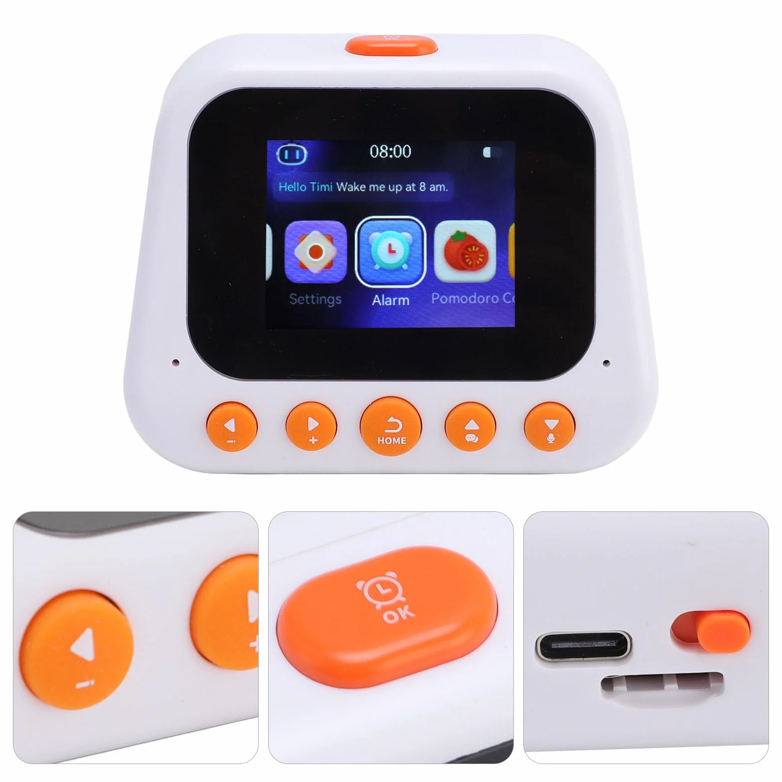 Asixxsix Robots Smart Talking,2 en 1 Voice AI Robot de Aprendizaje Inteligente, Robot Interactivo con Traducción Multifuncional de Voz, para Regalos de Cumpleaños para Niñas y Niños