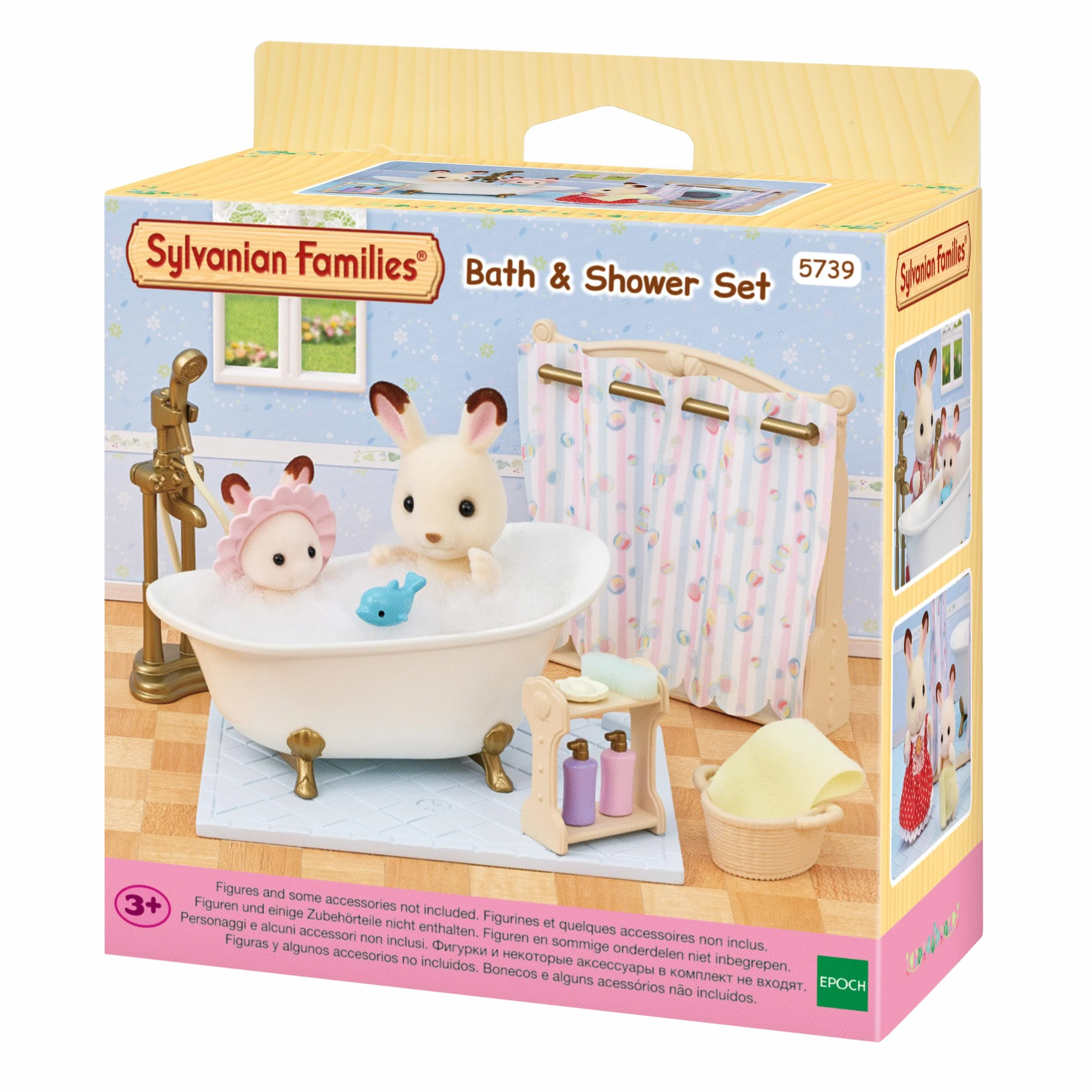 Sylvanian Families - 5739 Set de Baño y Ducha - Casa de muñecas