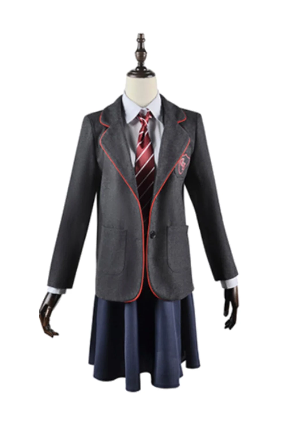 Matilda - Conjunto de uniforme para cosplay, falda, camisa, corbata, Halloween, carnaval, uniforme escolar
