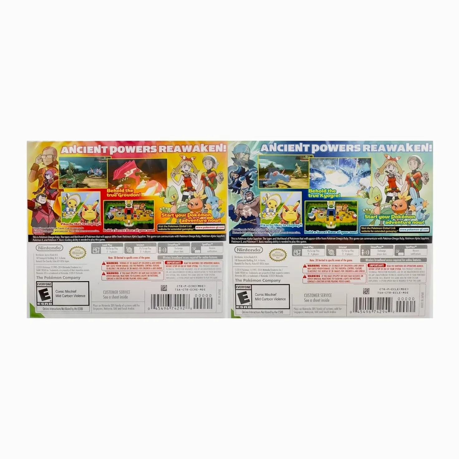 Nintendo Pokemon Omega Rubí y Zafiro Alfa Dual Pack - Edición 3D
