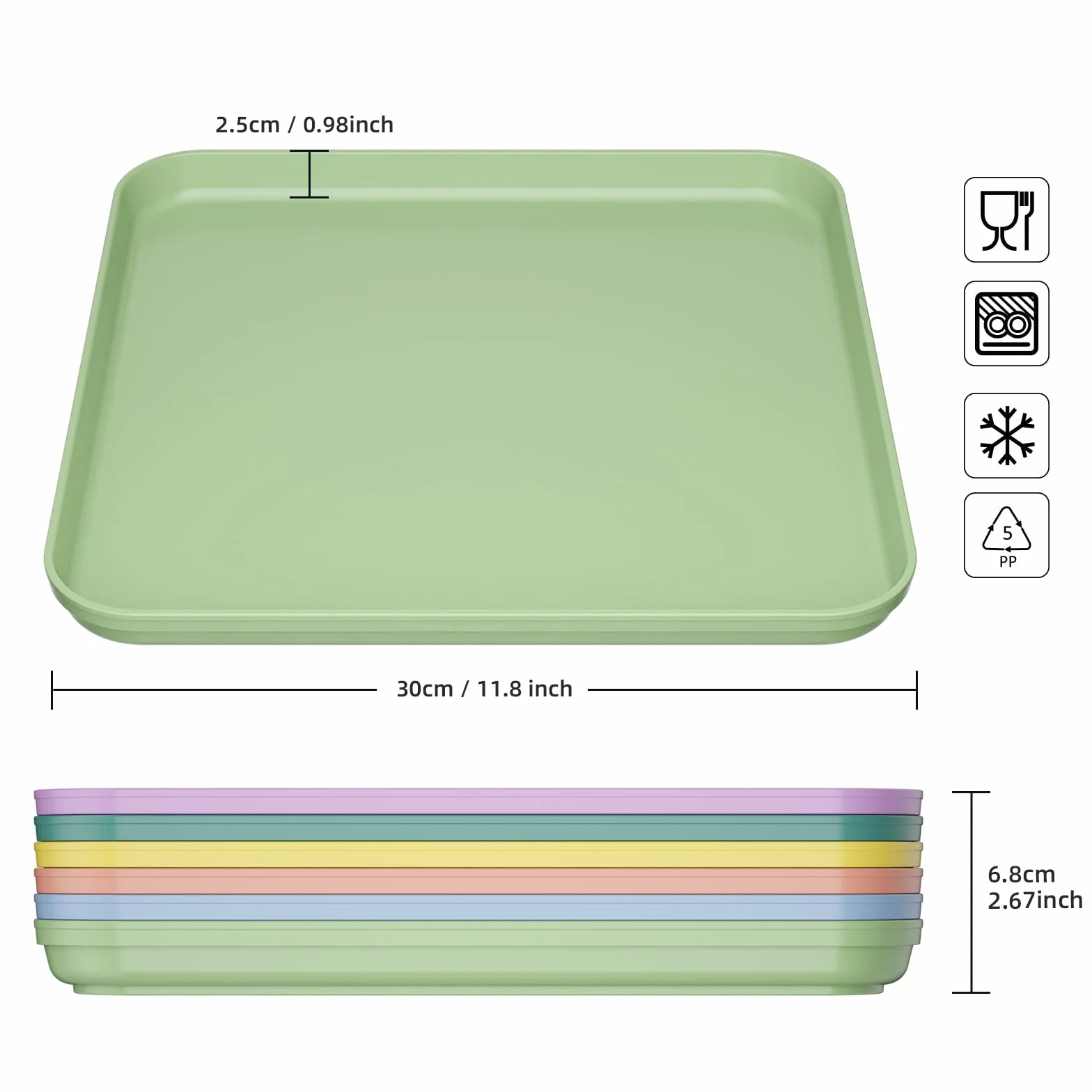MOZOOSON 6 Bandeja Clasificadora de Rompecabezas, Puzzle Organizer, Guarda Puzzle hasta 1000 1500 2000 Piezas, Prácticos Accesorios para Puzzles