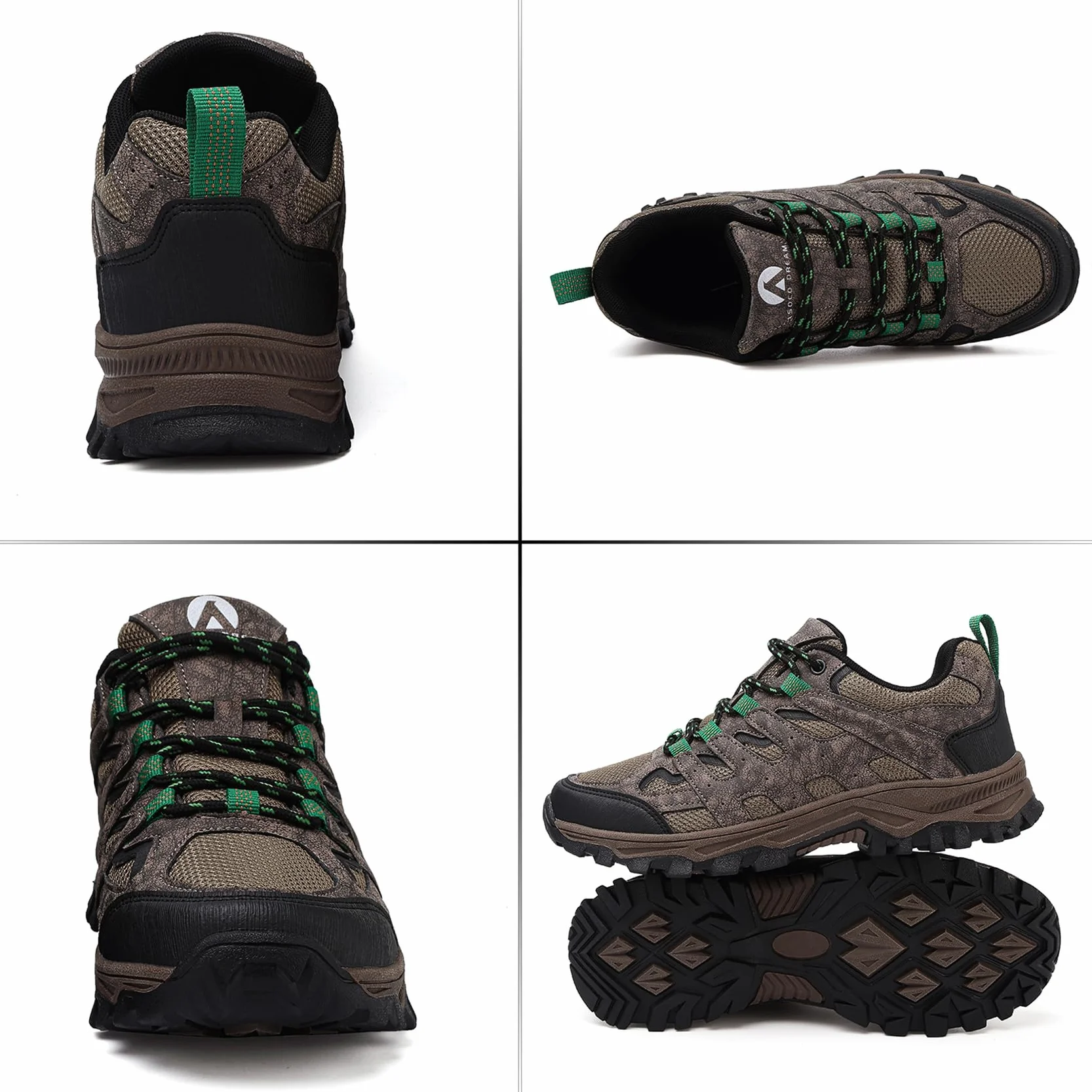 Zapatillas de Senderismo para Hombre Transpirables Ligeras Zapatos de Trekking Outdoor Montaña