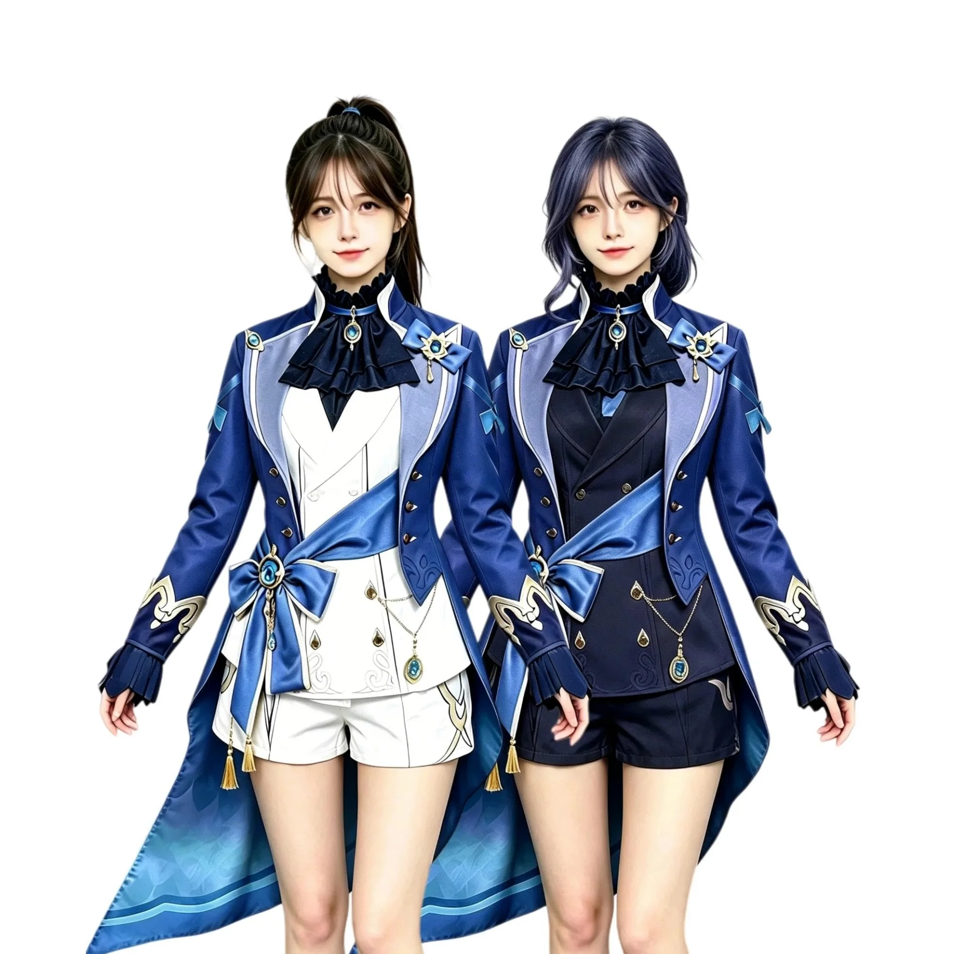 Disfraz de Halloween para Adultos, Conjunto Completo de Cosplay Juego de Rol Carnaval – Estilo Furina