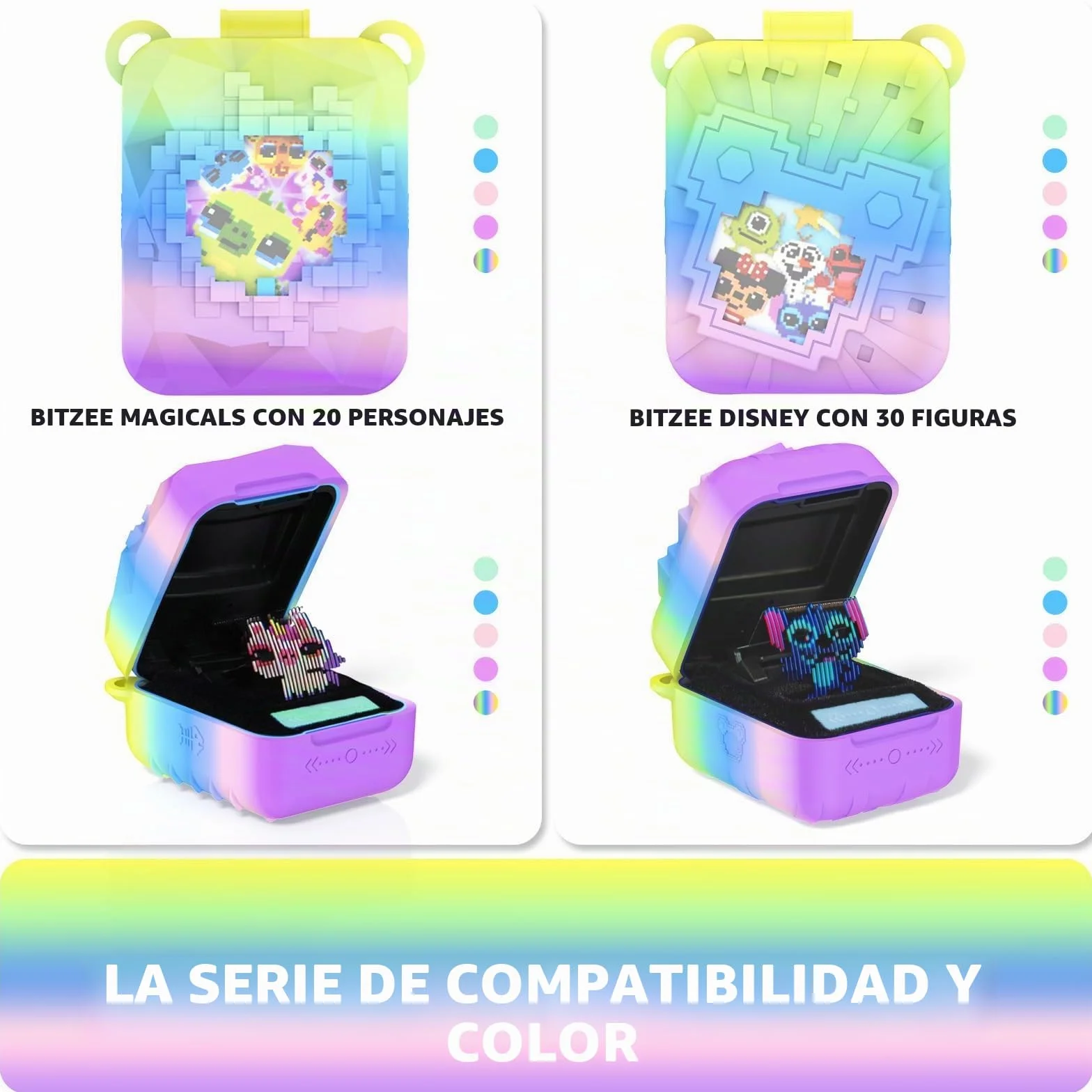 Funda de silicona para Bitzee Disney Interactive Toy anticaídas, correa y durabilidad para tu juguete interactivo Bitzee Disney (colorido)