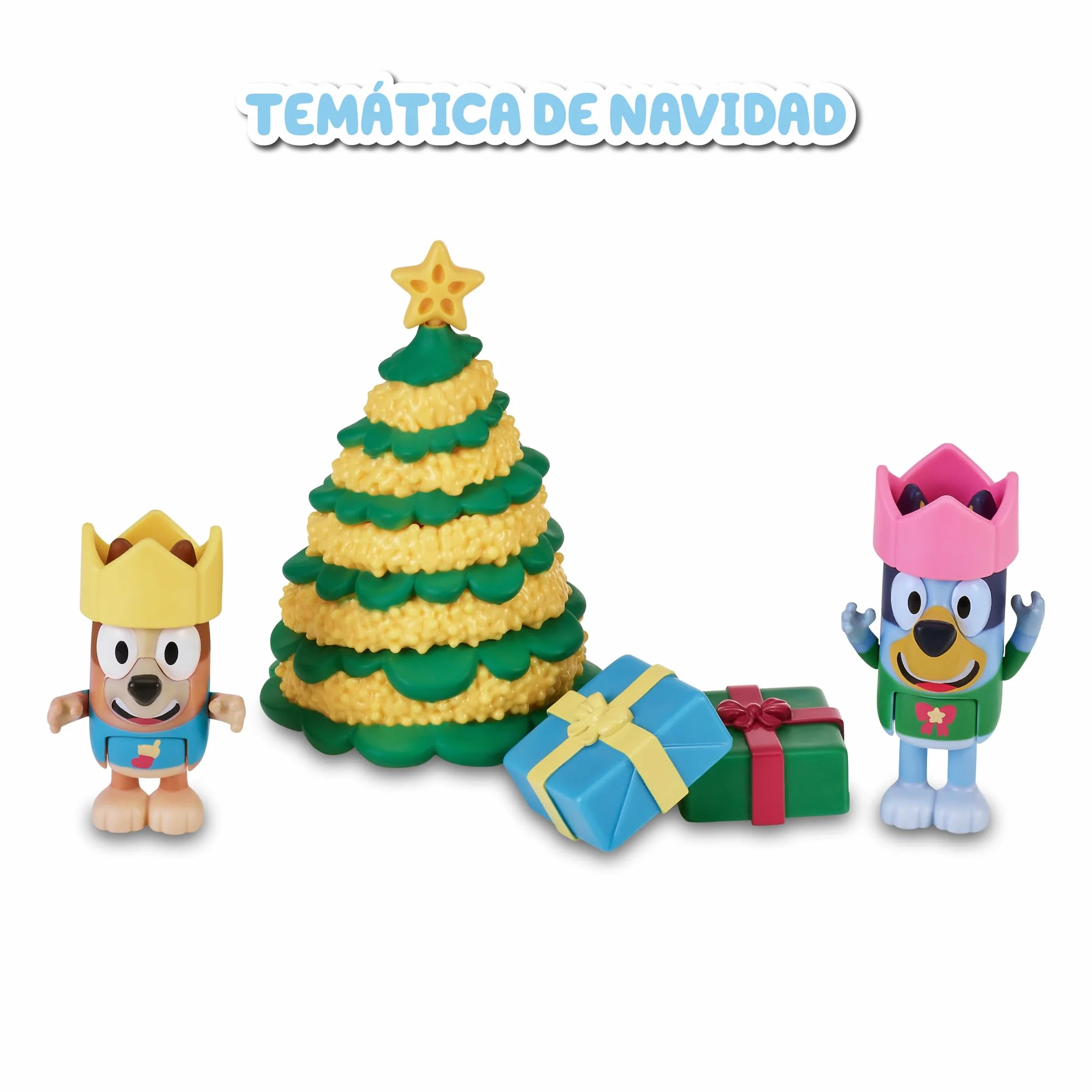 Bluey - Calendario de Adviento, calendario con 24 piezas, incluye figuras de la serie y accesorios, para niños y niñas +3 años de edad, Famosa (BLY54000)
