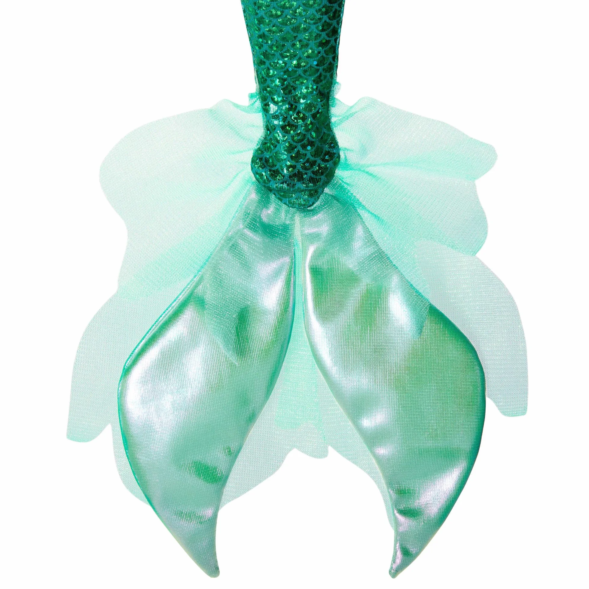 Mattel Disney Princesas Sparkling Princess Ariel Muñeca y Accesorio con Cola extraíble, Mangas y Pasador para el Pelo con Flor, Inspirada en la película, JLK25
