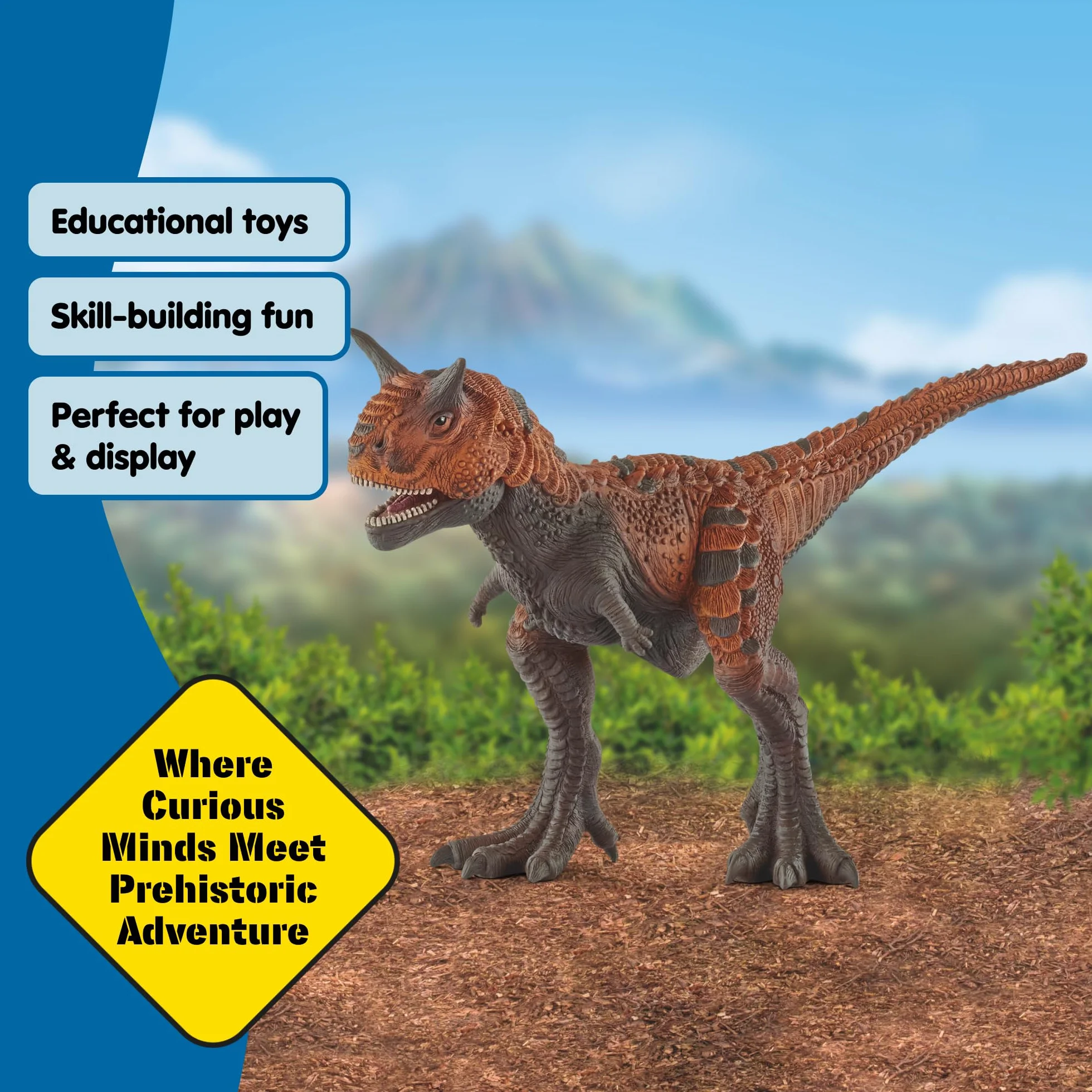 Schleich DINOSAURS Carnotaurus 14586 Dinosaurio Mandíbula Móvil 21 x 8 x 13 cm Juguete 3+