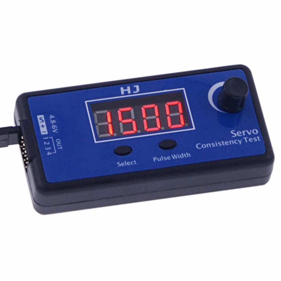 DollaTek Digital Servo Tester, Controlador de Velocidad del comprobador de consistencia ESC para RC Helicóptero Avión Coche Motor Acelerador Pantalla