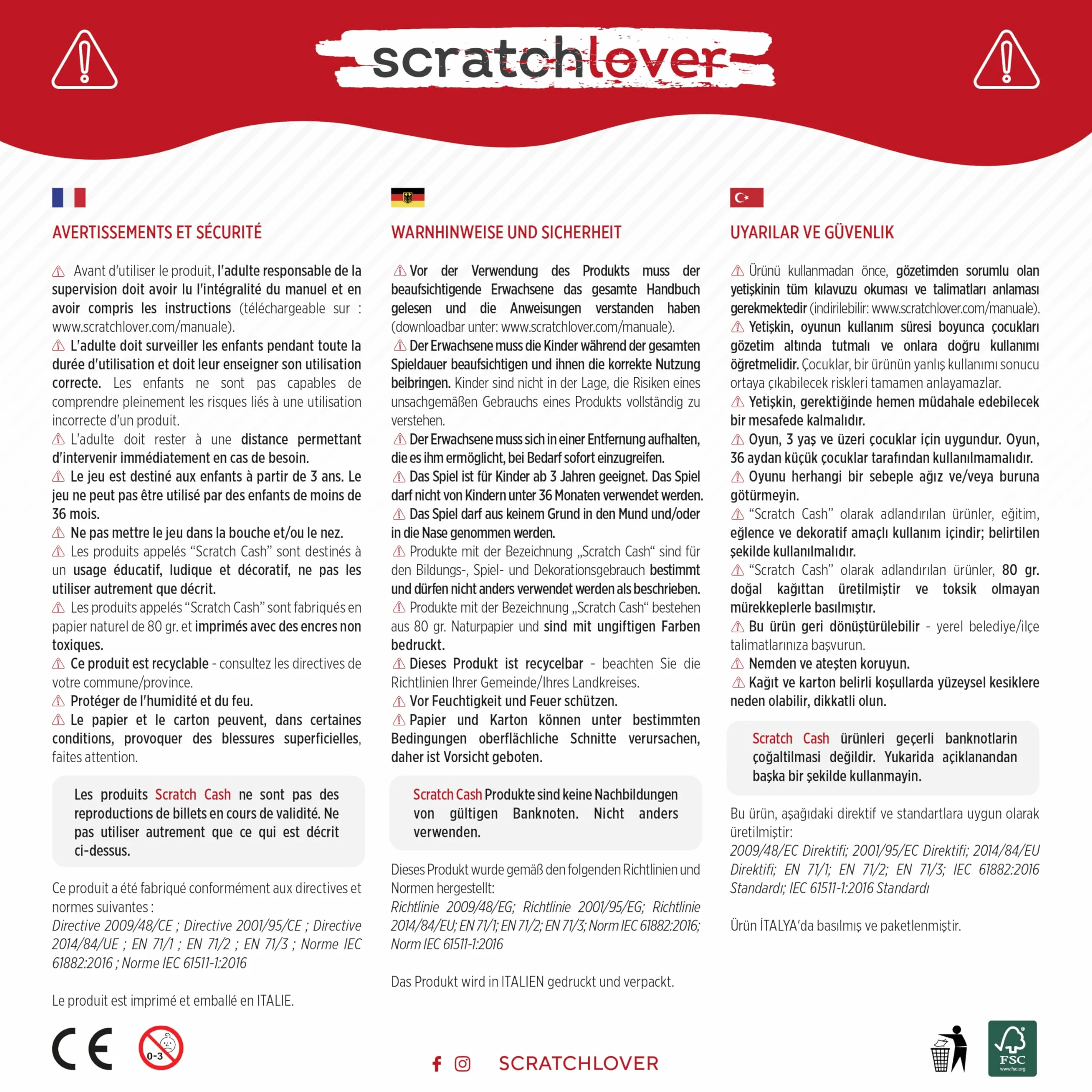 Scratch Cash 100 x € 50 Euro para Jugar (75% más pequeño Que el tamaño Real)