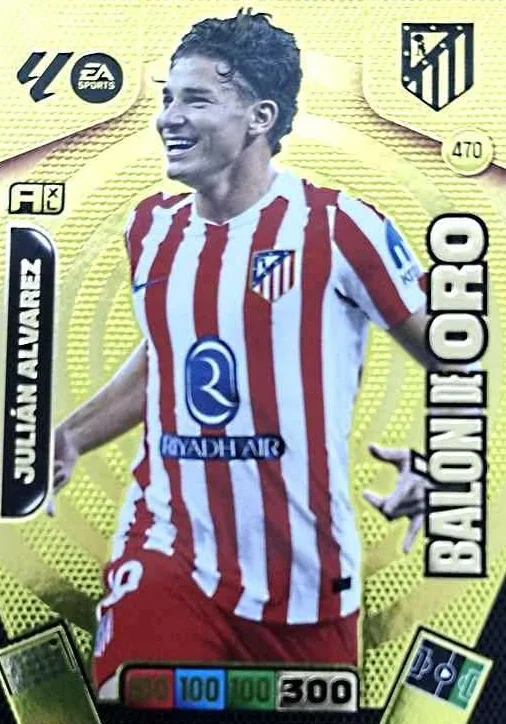 Julian Alvarez Balon de Oro Adrenalyn XL 2025-2026