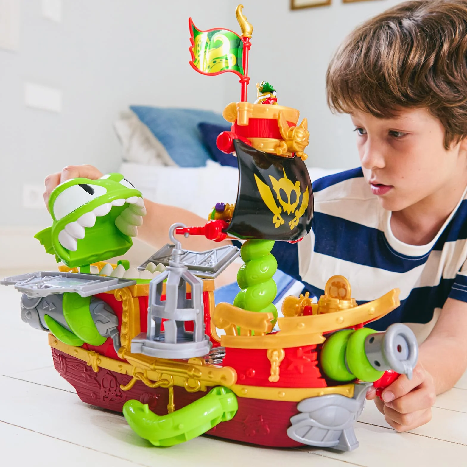 PIRATIX Kraken Ship Barco Piratix Juguete con Accesorios Exclusivos