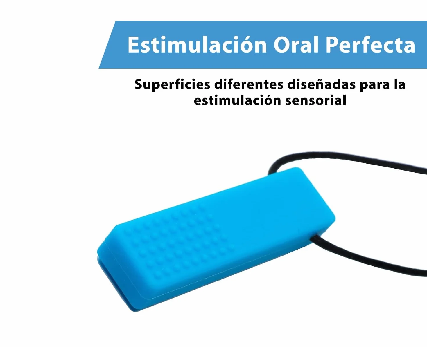 Tilcare Chew Chew Colgante - Lo mejor para niños o adultos a los que les gusta morder o tienen autismo - Colgante de silicona para masticar - Colgante masticable para niños y niñas