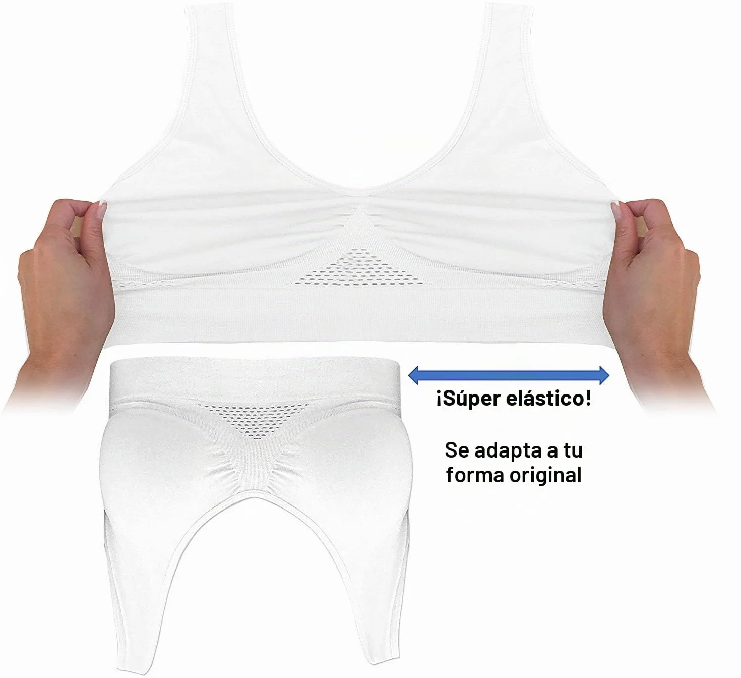 Sujetador Deportivo sin Costuras sin Aros Paquete 4 Unidades