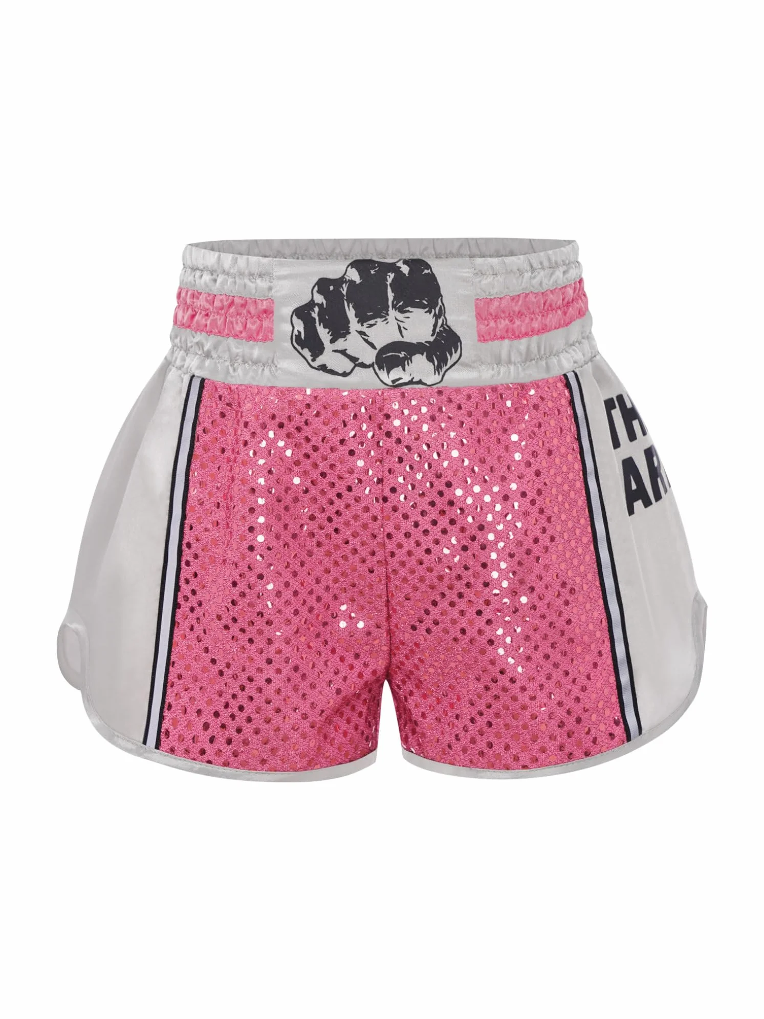 Freebily Pantalones Cortos de Boxeo para Niños Secado Rápido Shorts Kickboxing BJJ Artes Marciales