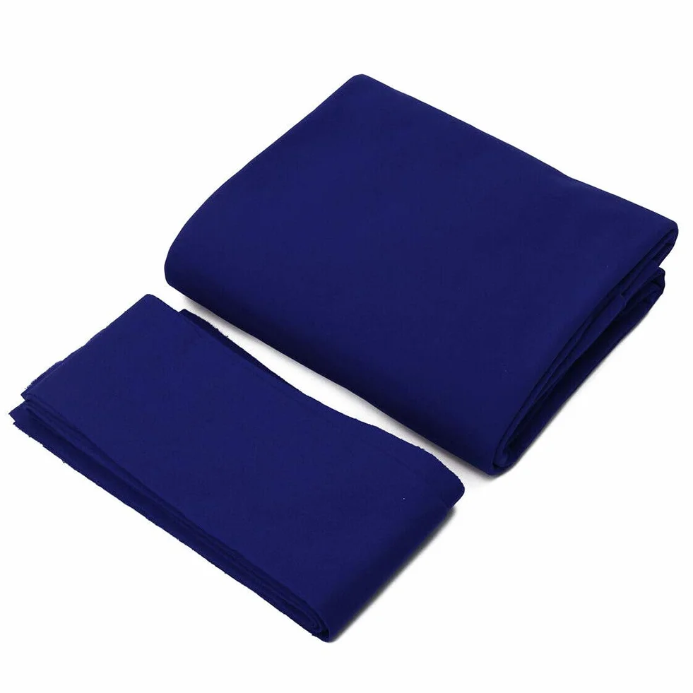Paño de Mesa de Billar de Lana Peinada y Nailon - Home Hotel 7/8/9 pies Tapete 6 Piezas Profesional Durable