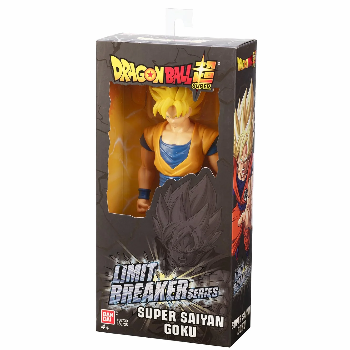 Dragon Ball Super BANDAI Limit Breaker Series Figura de Acción Goku Super Saiyan 30cm - 36735 Multicolor - Figuras articuladas Coleccionable, Ideal para fanaticos del Anime.