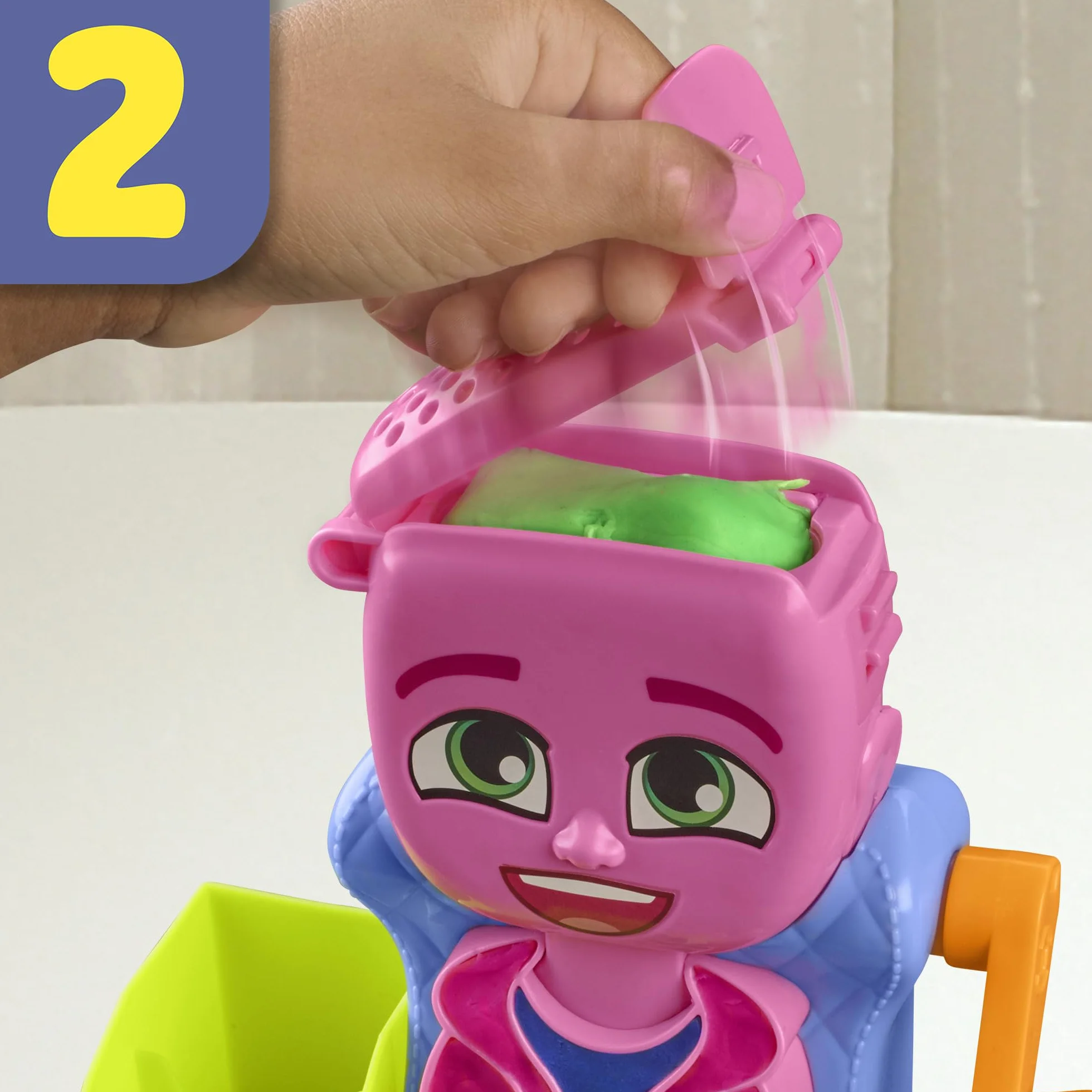 Play-Doh Hasbro Peluquería, Manualidades para Niñas y Niños a Partir de 3 Años, Set con Herramientas y 6 Botes de Plastilina de Colores, Regalo Creativo