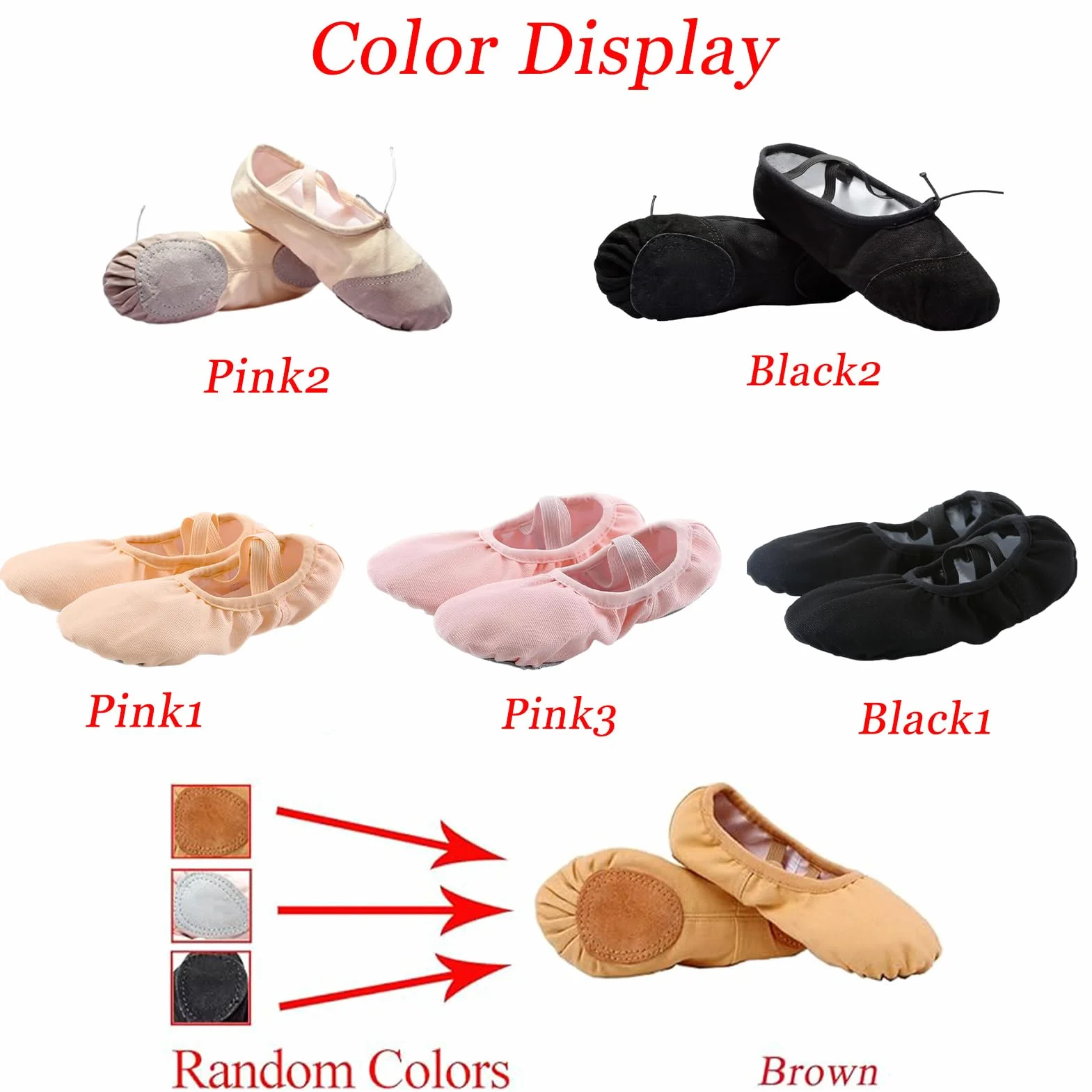 Rosefinch Zapatillas de Ballet Danza Canvas para Niña y Mujer
