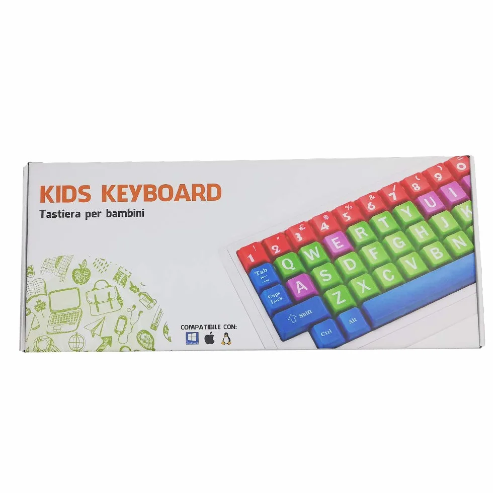 Nuevo Teclado Colorido para Mejorar el Aprendizaje de los niños - Diseño Italiano - Educational Keyboard Kids