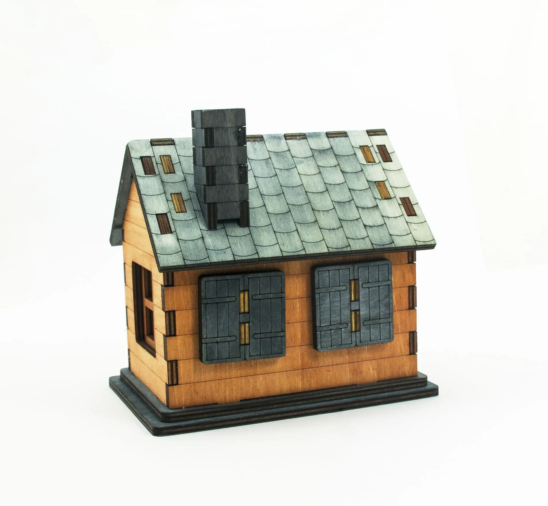 The House, Juego de Rompecabezas en Madera, Caja Secreta con Código QR, 1-6 Jugadores, A Partir de 6 Años