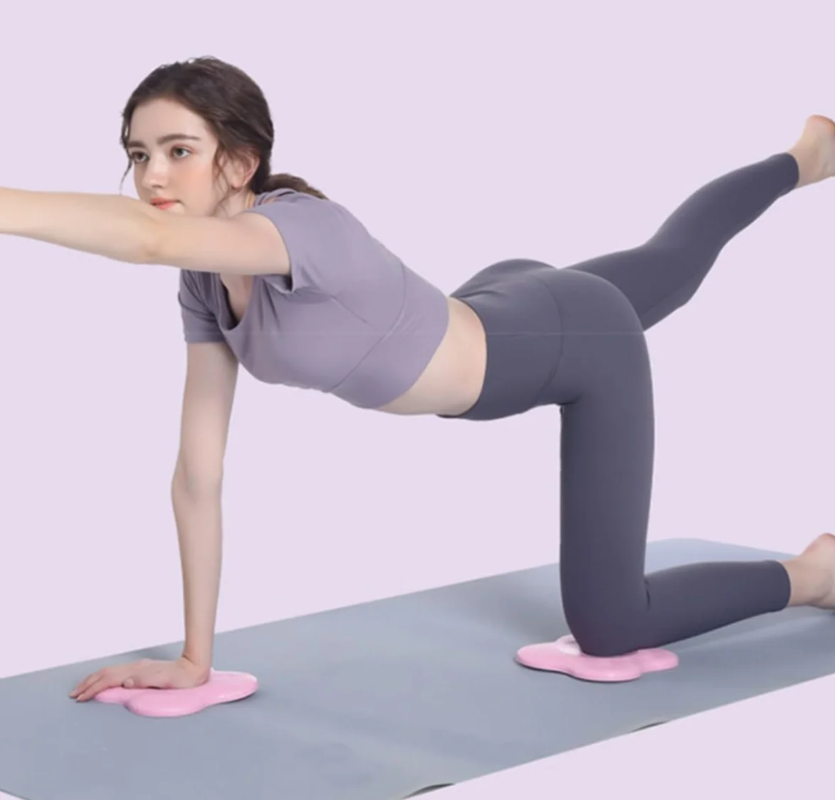 Almohadillas Rodilleras Yoga Antideslizante 2 Piezas Protección Rodillas Codos Tobillos Muñecas Accesorios Fitness