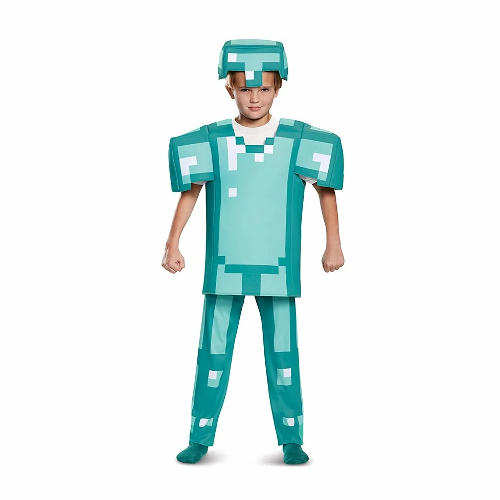 Disfraz de Minecraft Armor Deluxe para Halloween para niños