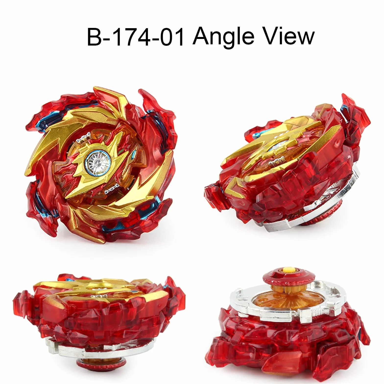 Peonzas de Batalla Gyros Set, 4D Battle Gyros Model Speed Gyros con, Juguetes clásicos Regalo para,(B-174-1+B-174-2)